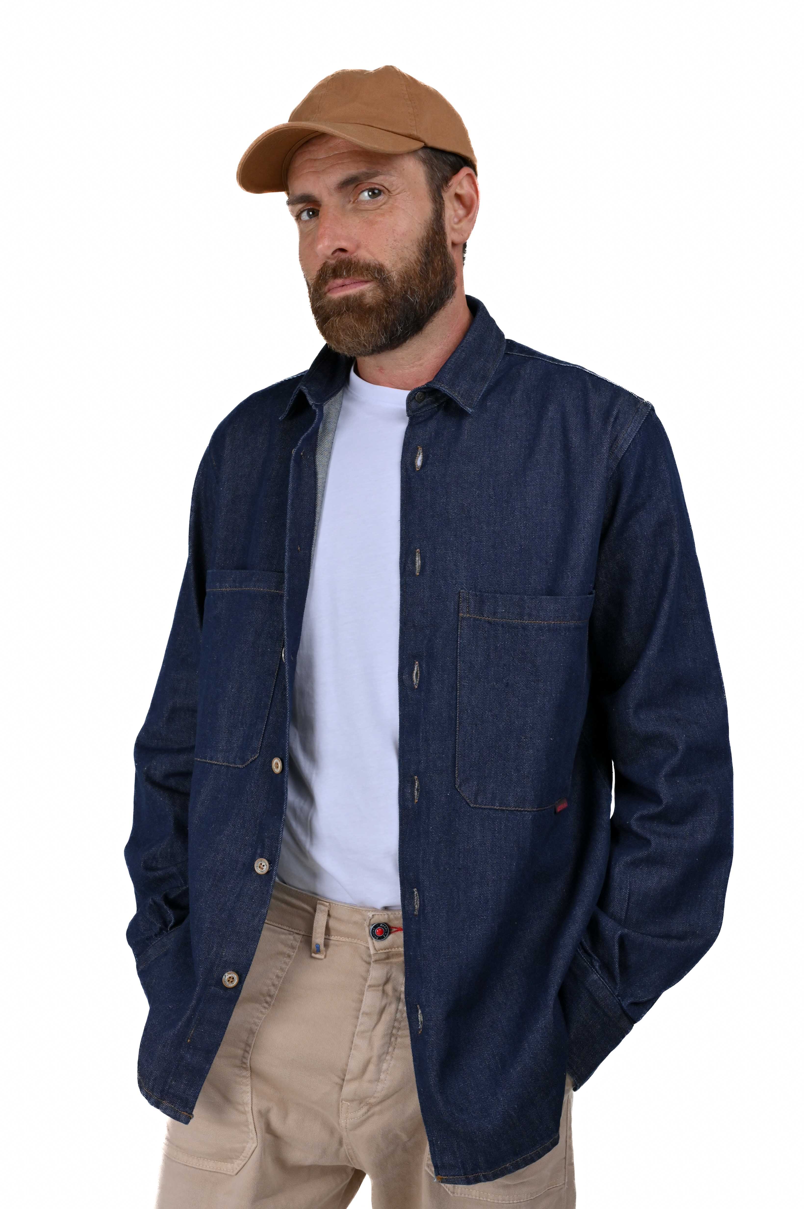 Start BC FW24/25 loose denim shirt