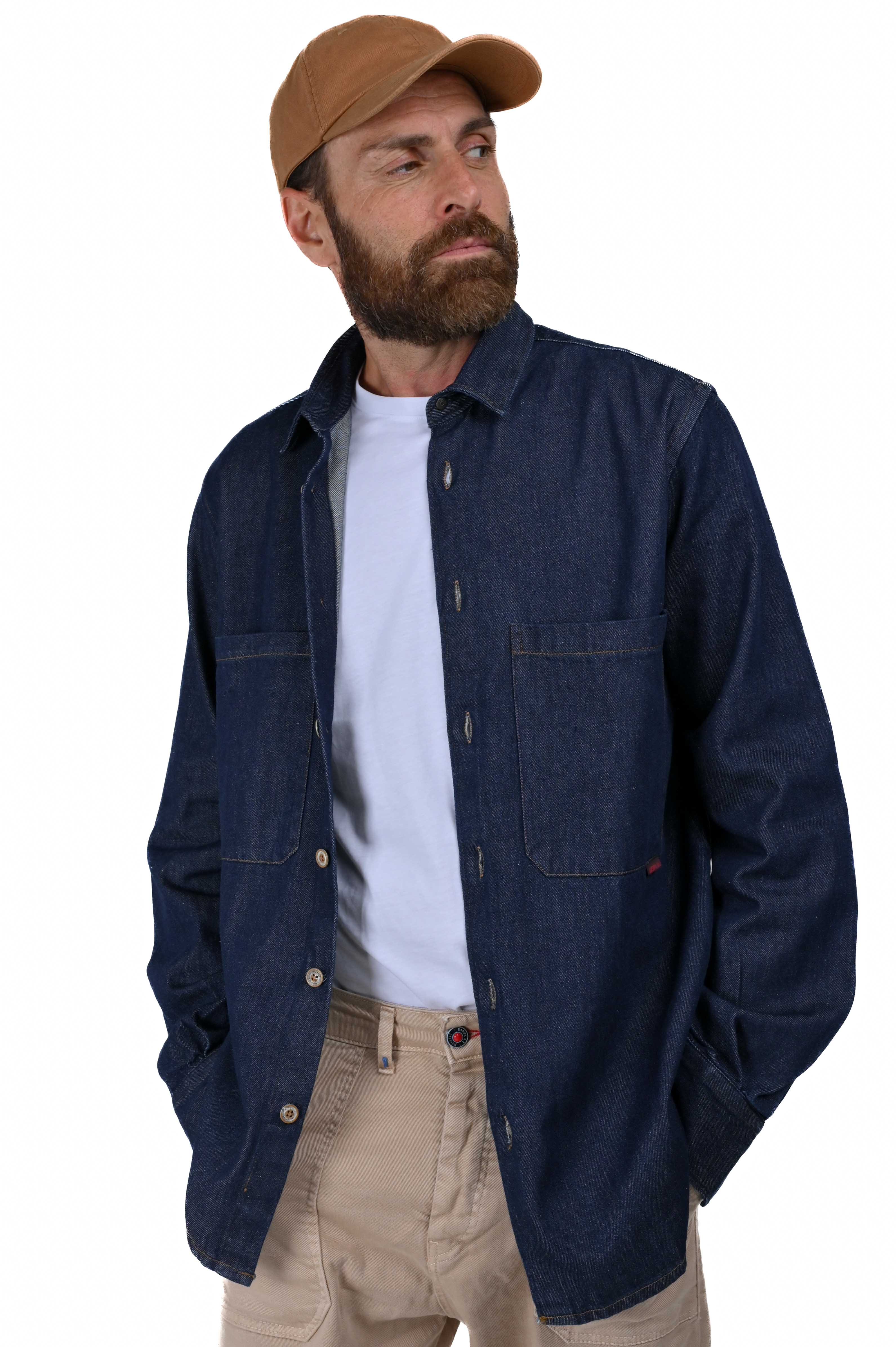 Start BC FW24/25 loose denim shirt