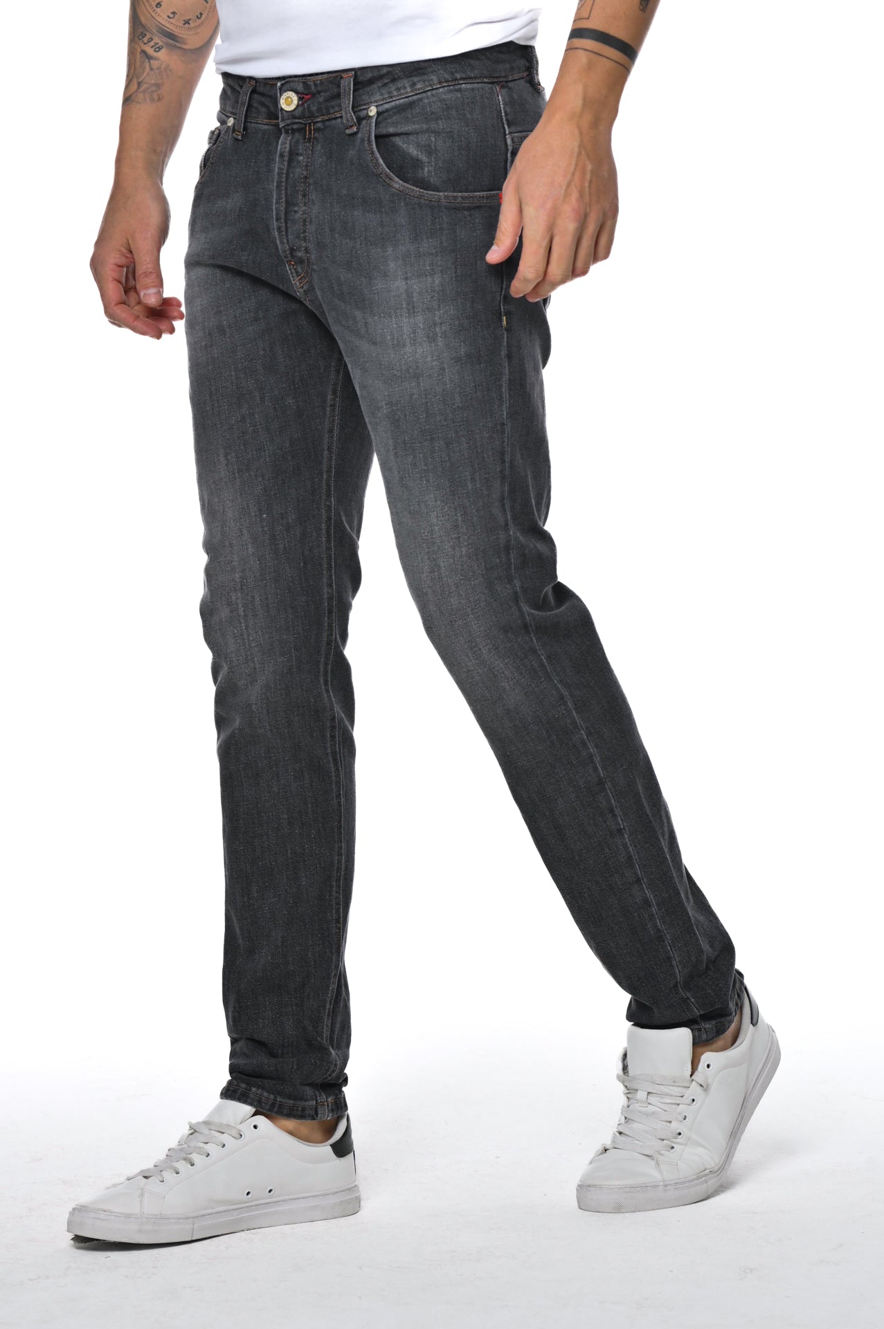 Jeans regular Guzman BLK Music SS23