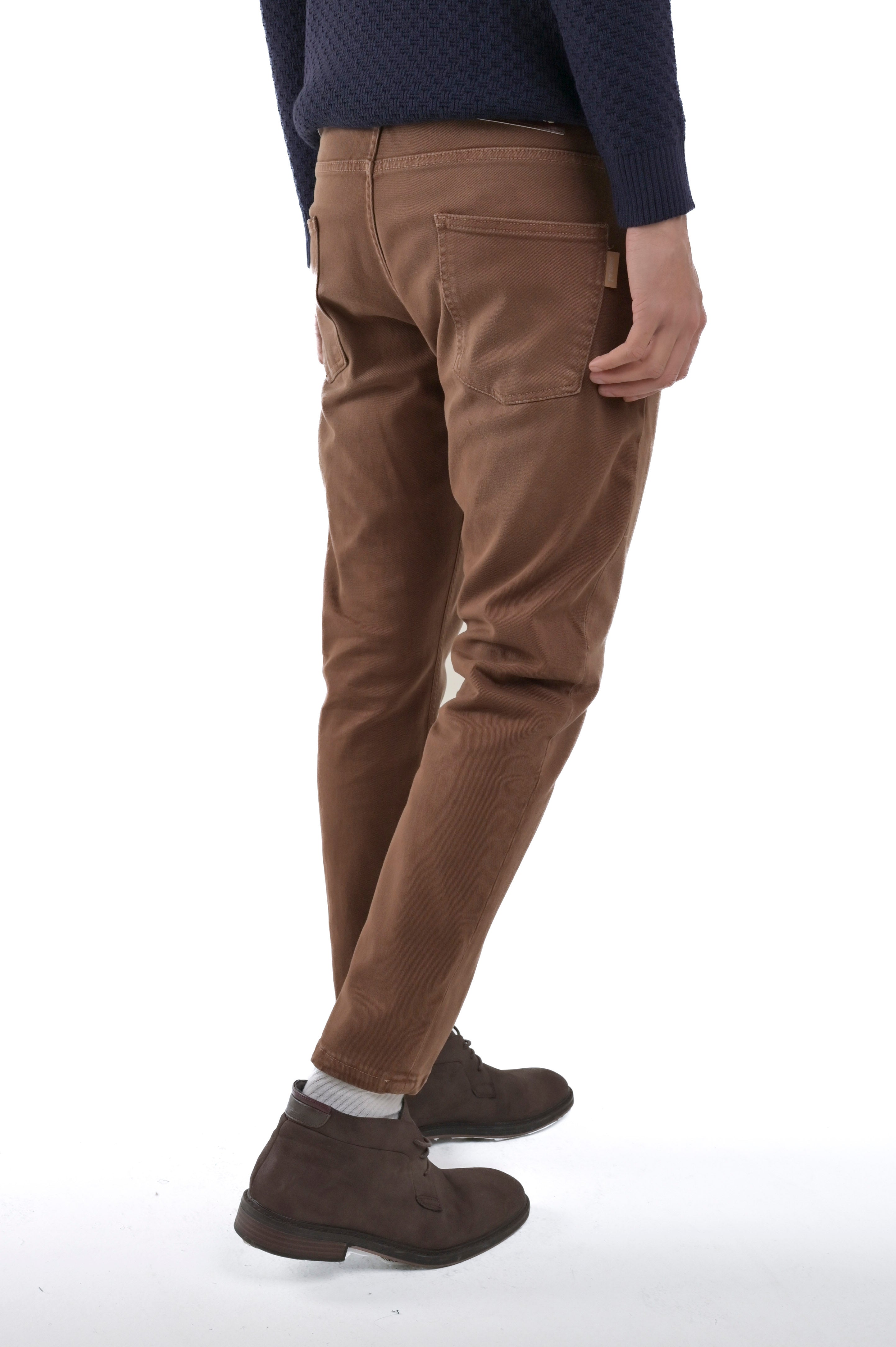 Pantaloni in cotone regular Kong Bull AI06 bruciato FW24/25