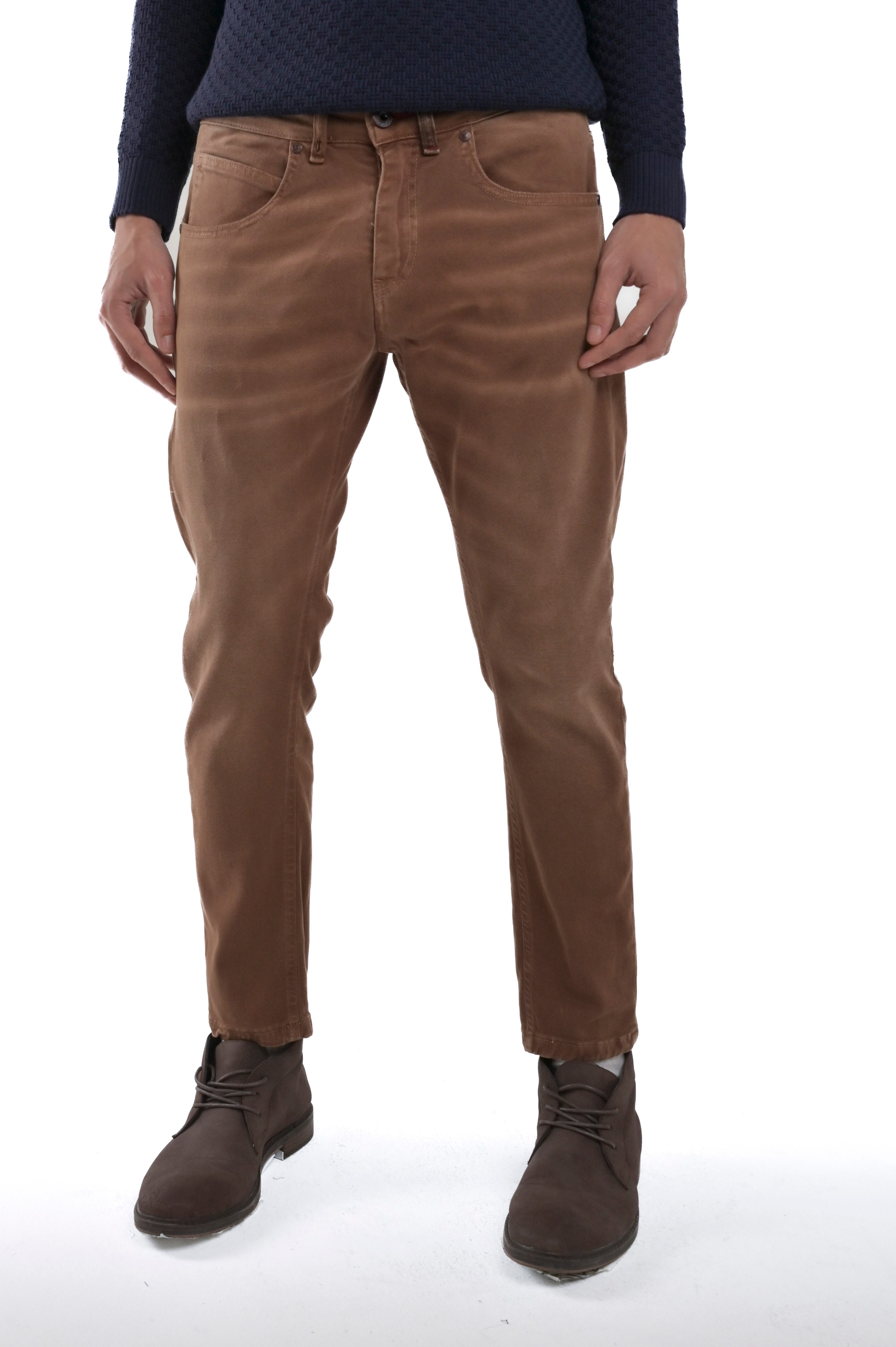 Kong Bull AI06 Burnt Regular Cotton Trousers FW24/25