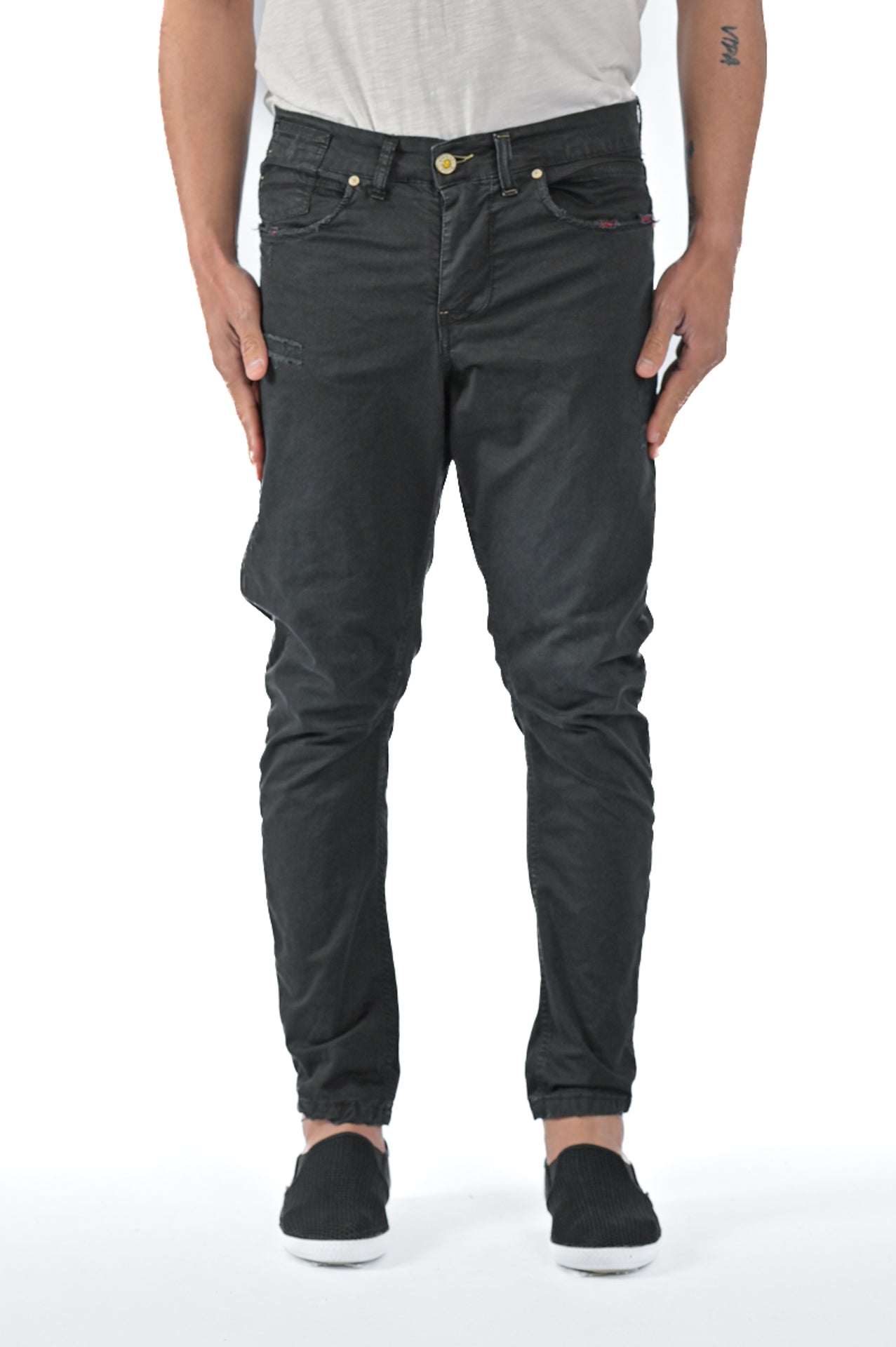 Pantaloni in cotone tapered Kron AM3 SS23