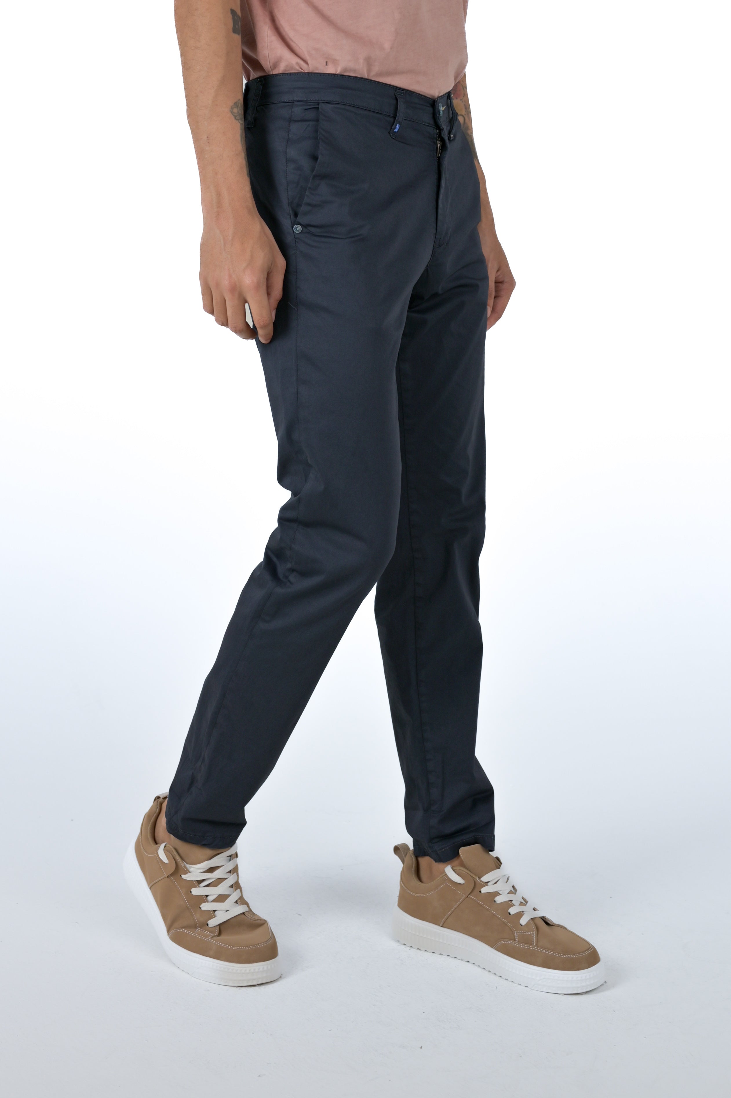 Slim Trousers Sonic Satin Blue SS24