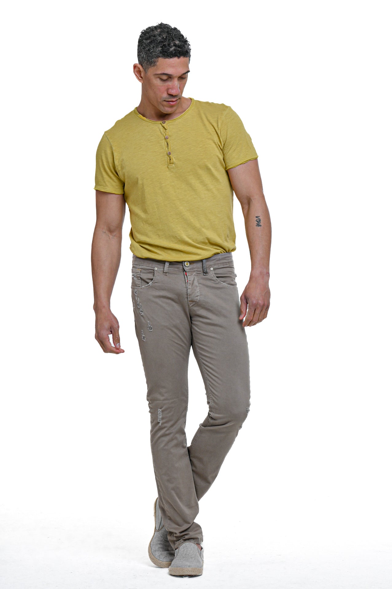 New London Old Slim Cotton Trousers SS23