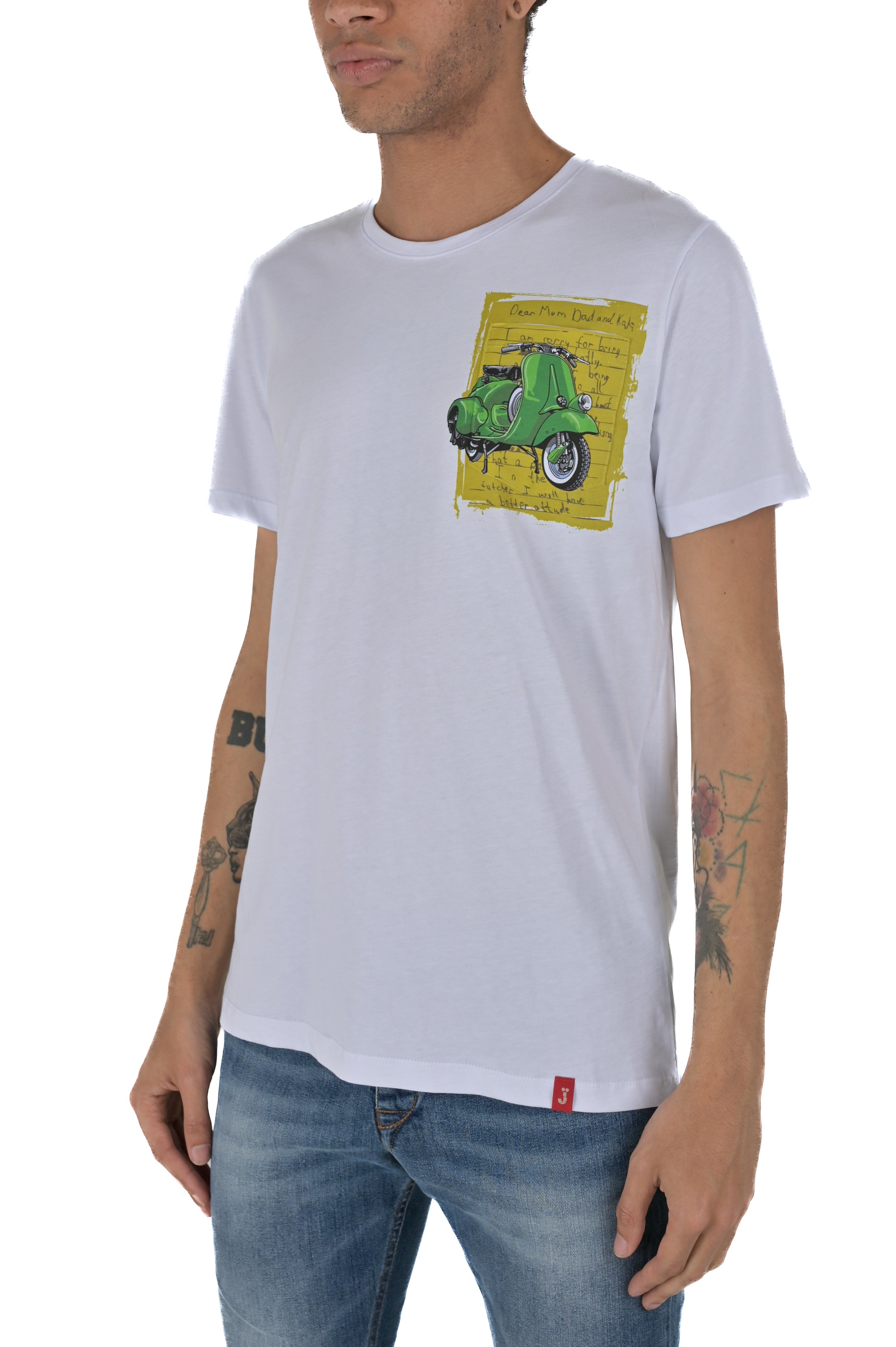 T-Shirt regular DPE 2419 Bianco SS24