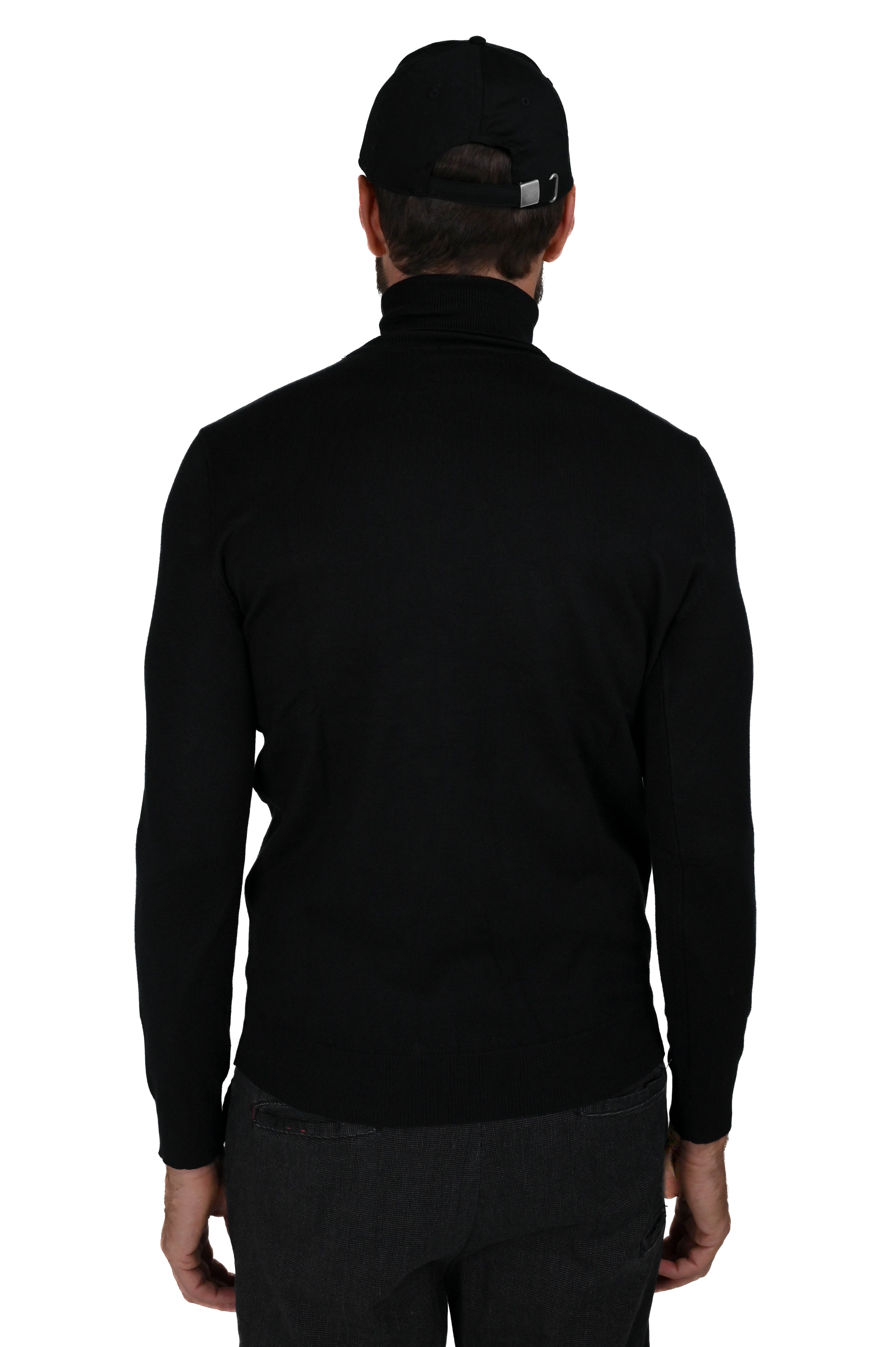 Maglione regular DSP V12 nero FW24/25