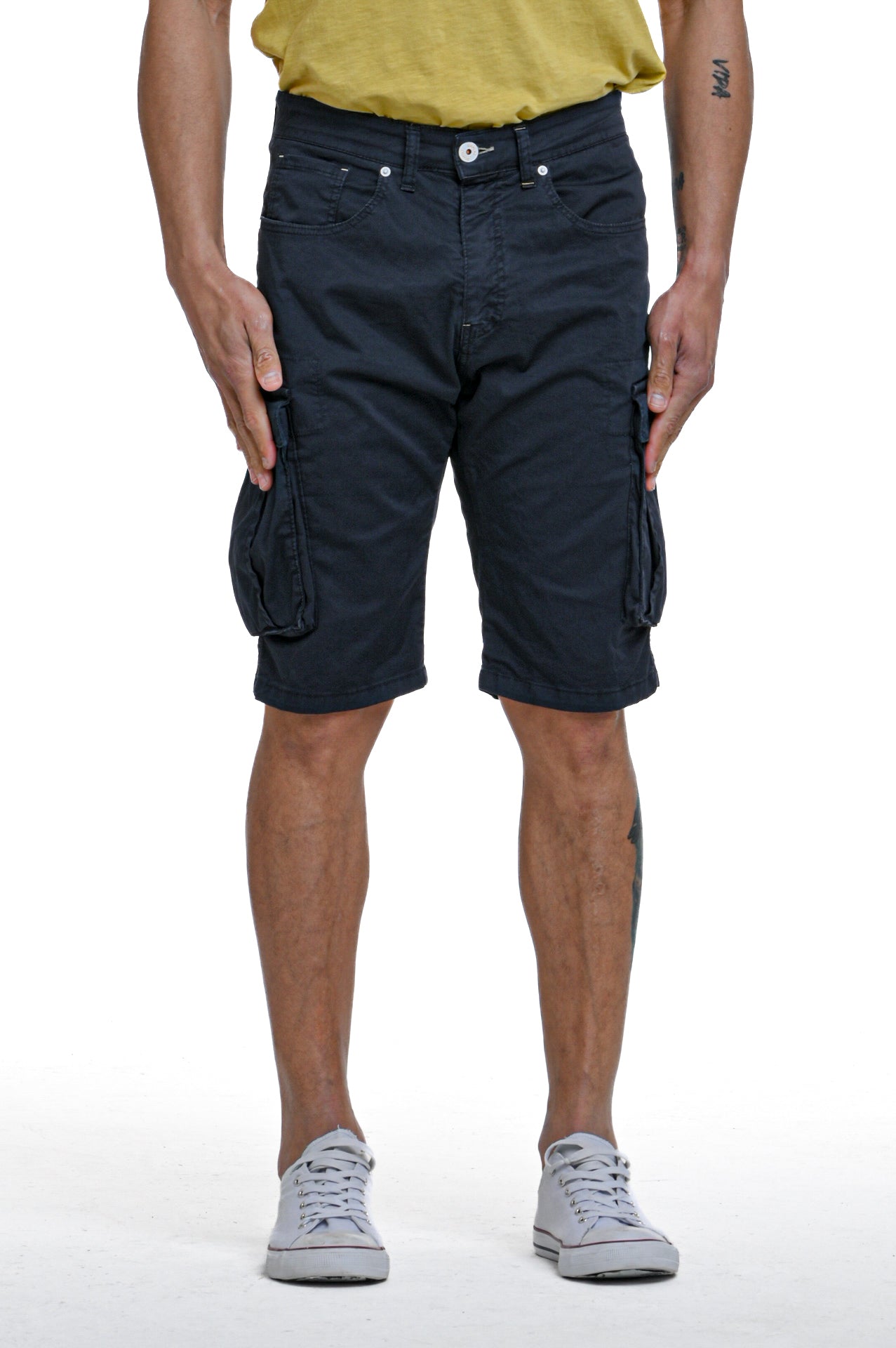 Extreme Blue Regular Cotton Bermuda SS24