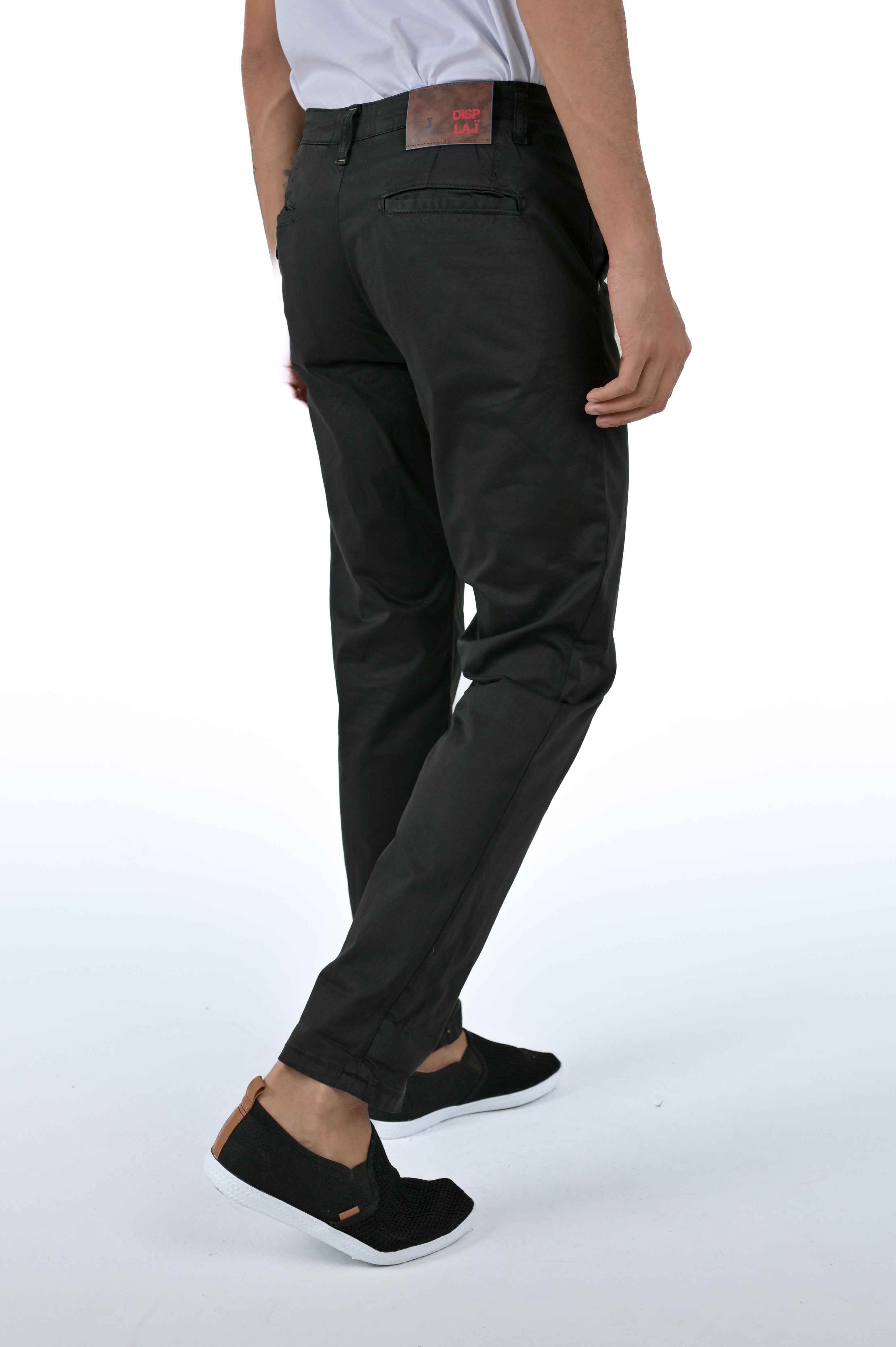 Slim Trousers Sonic Satin Black SS24