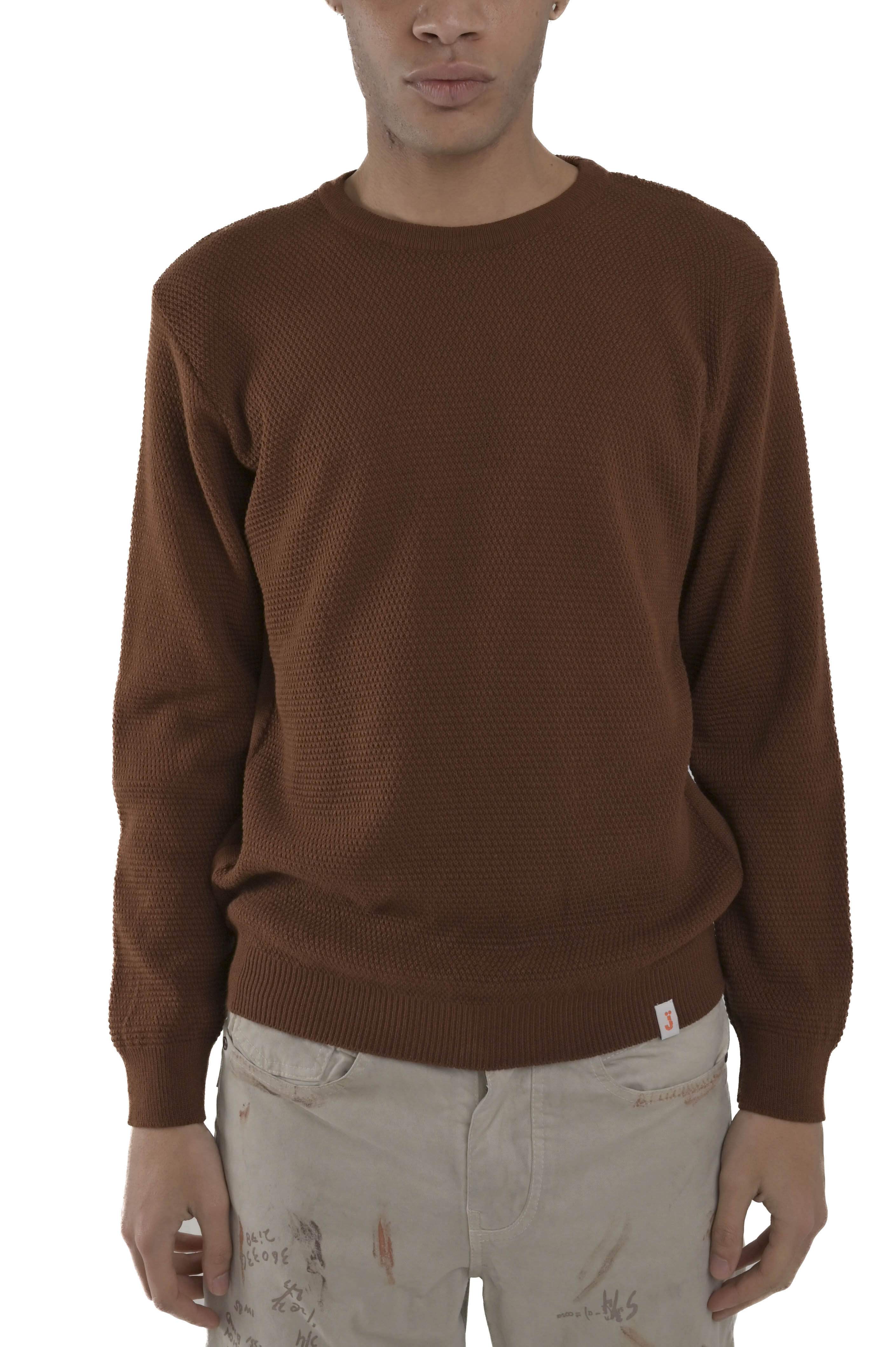 Regular sweater DM 24200 dark brown FW24/25