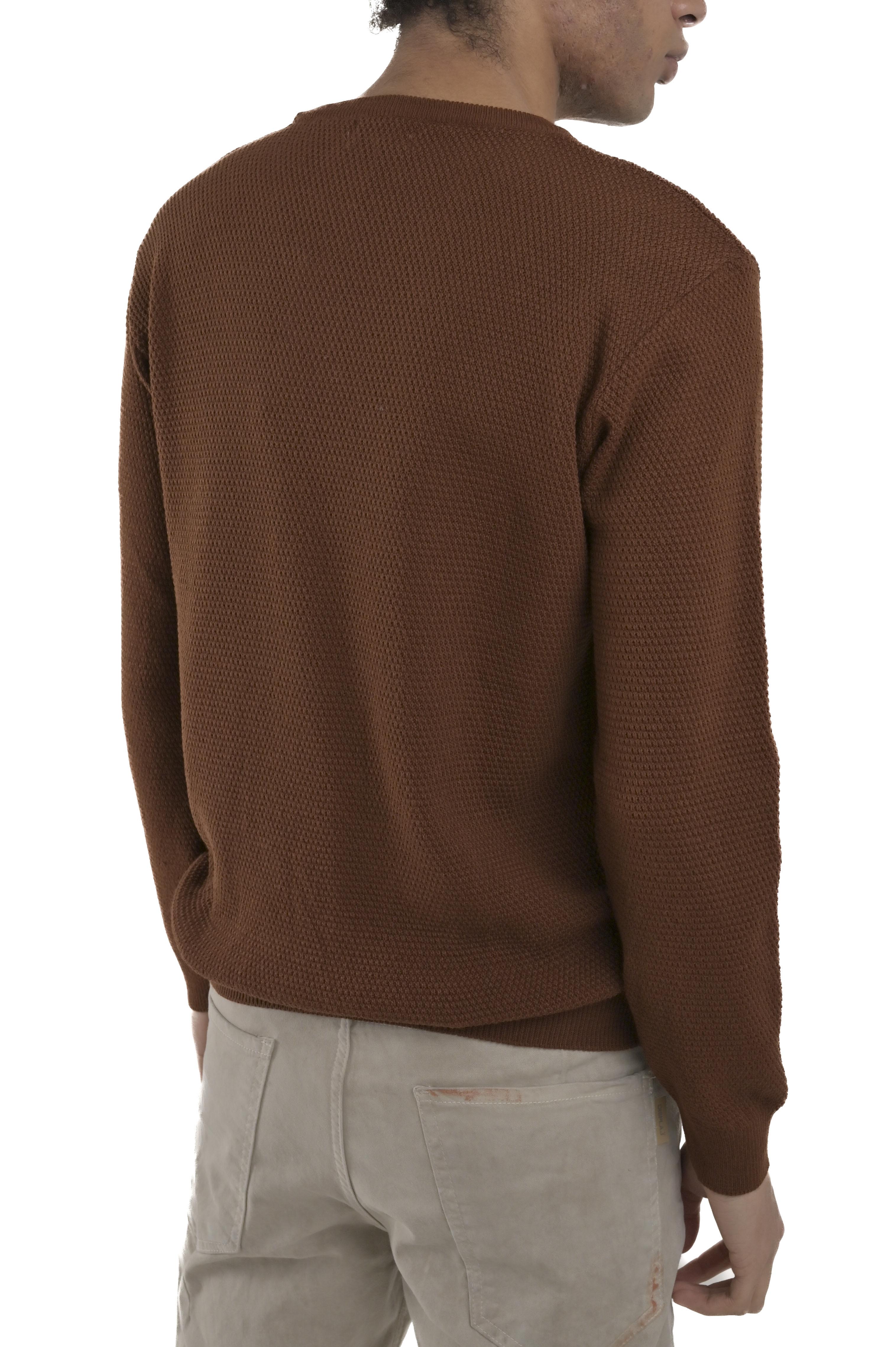 Regular sweater DM 24200 dark brown FW24/25