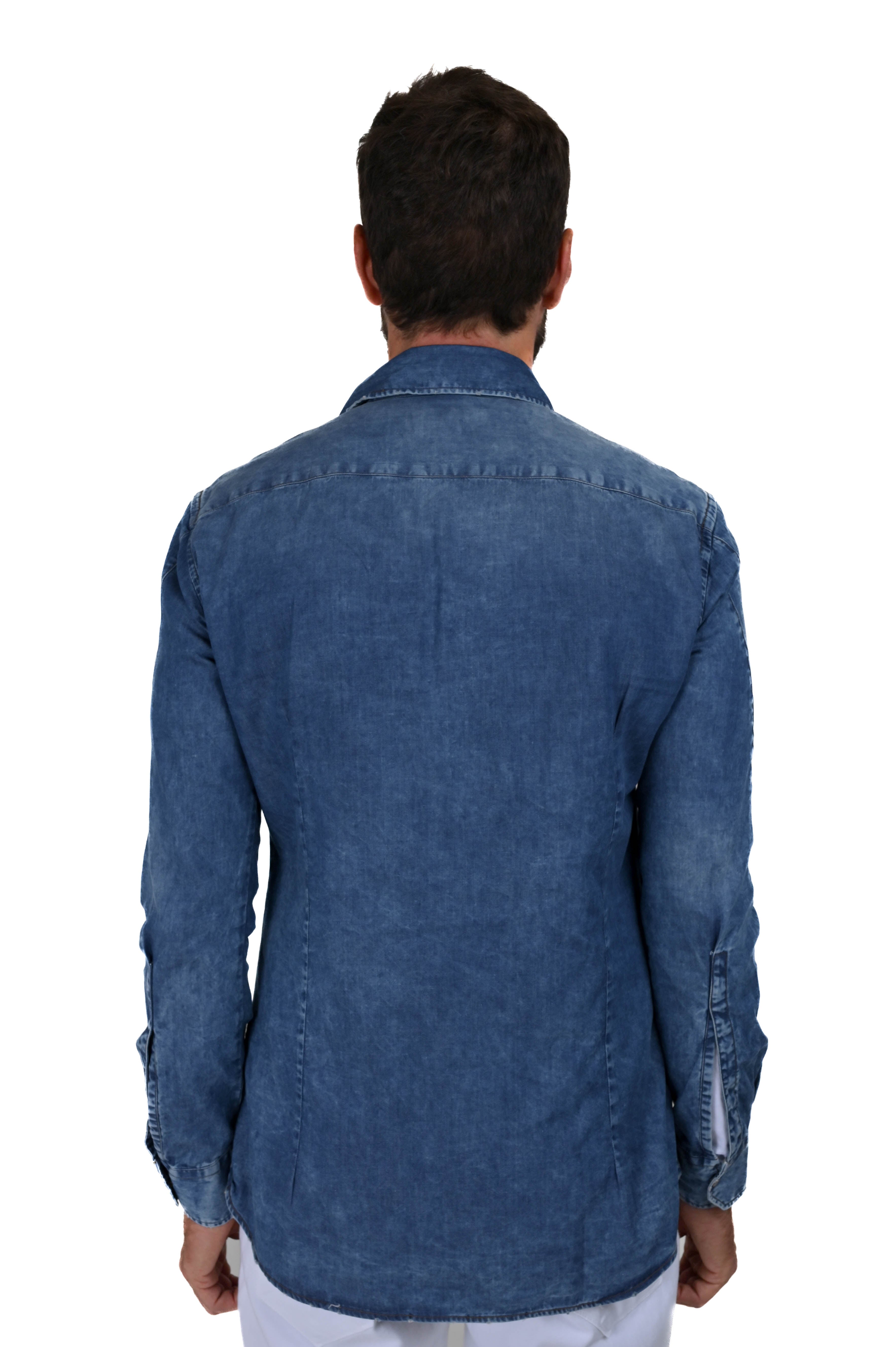 Regular Park Marbled Denim Shirt FW23/24