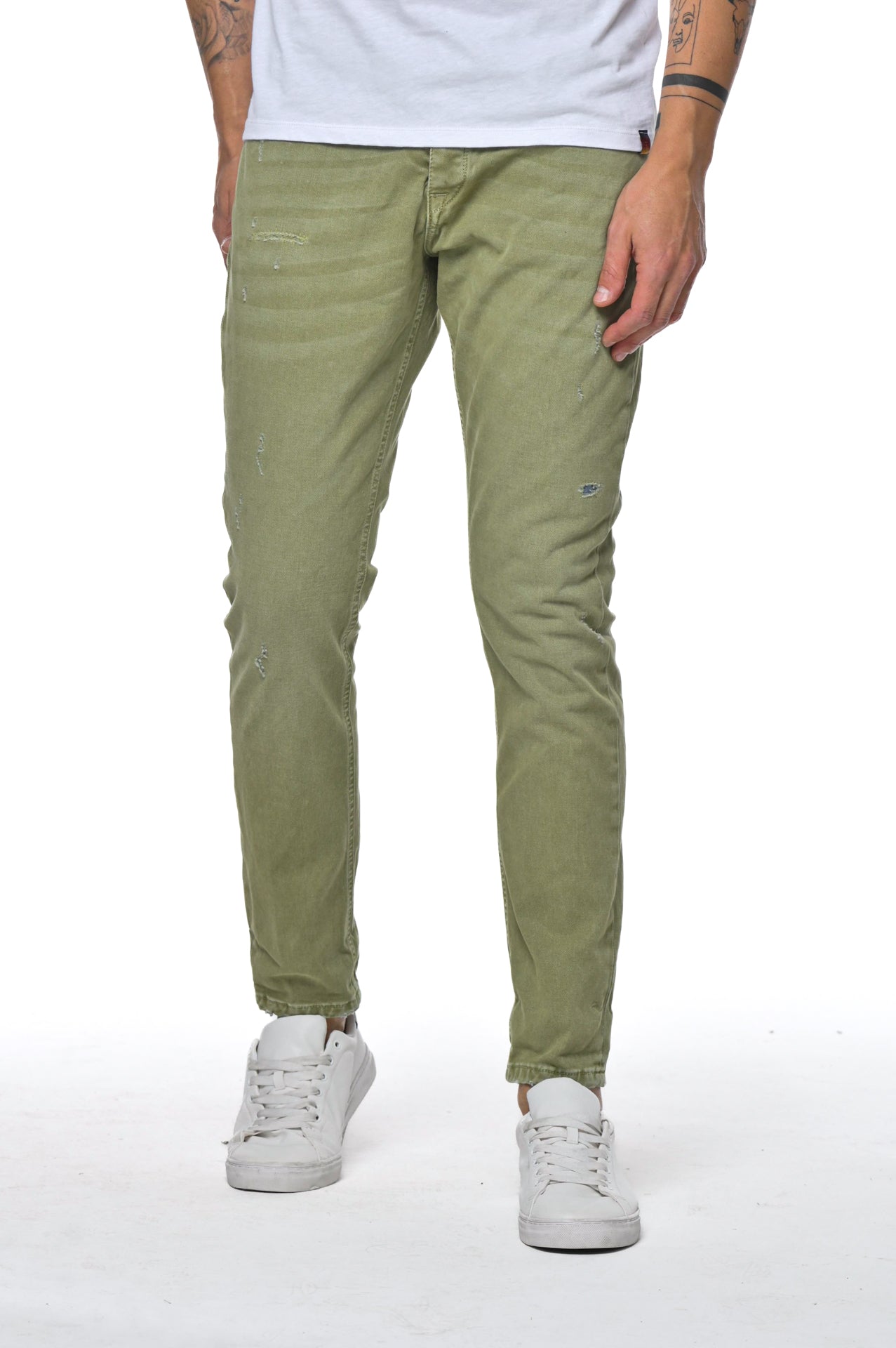 New London DRL SS23 slim cotton trousers