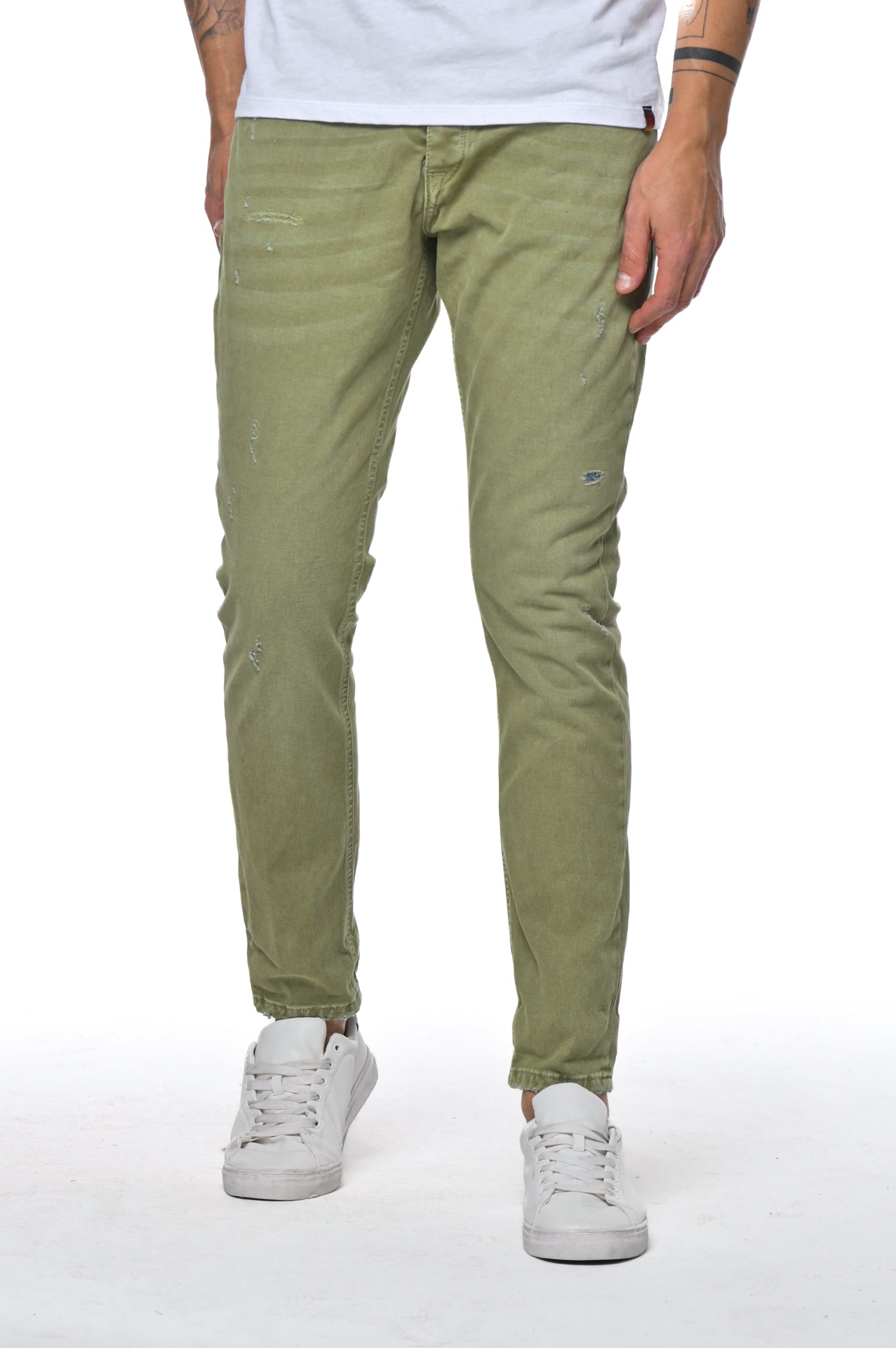 New London DRL SS23 slim cotton trousers