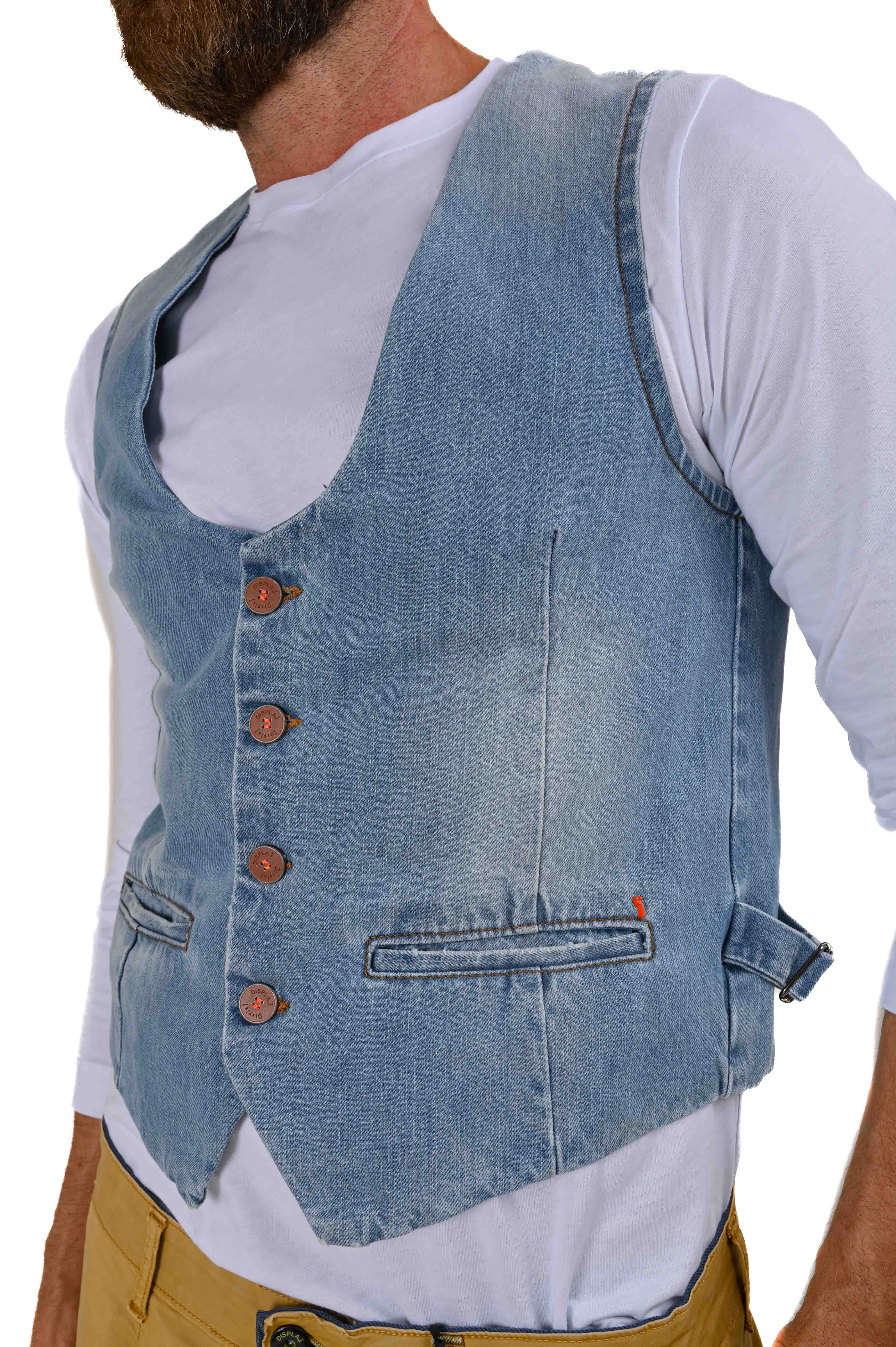 Regular Cotton Vest Raz Jeans Light SS22