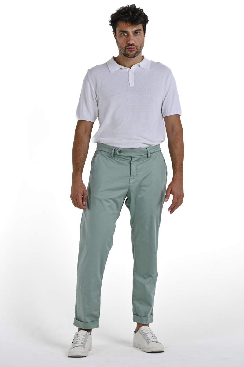 Classic Slim Racket Maribor Aqua Green SS24 Pants