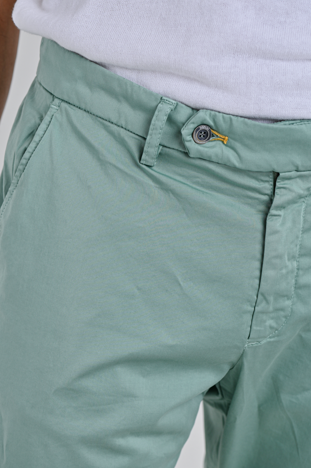 Pantaloni classici slim Racket Maribor Verde Acqua SS24