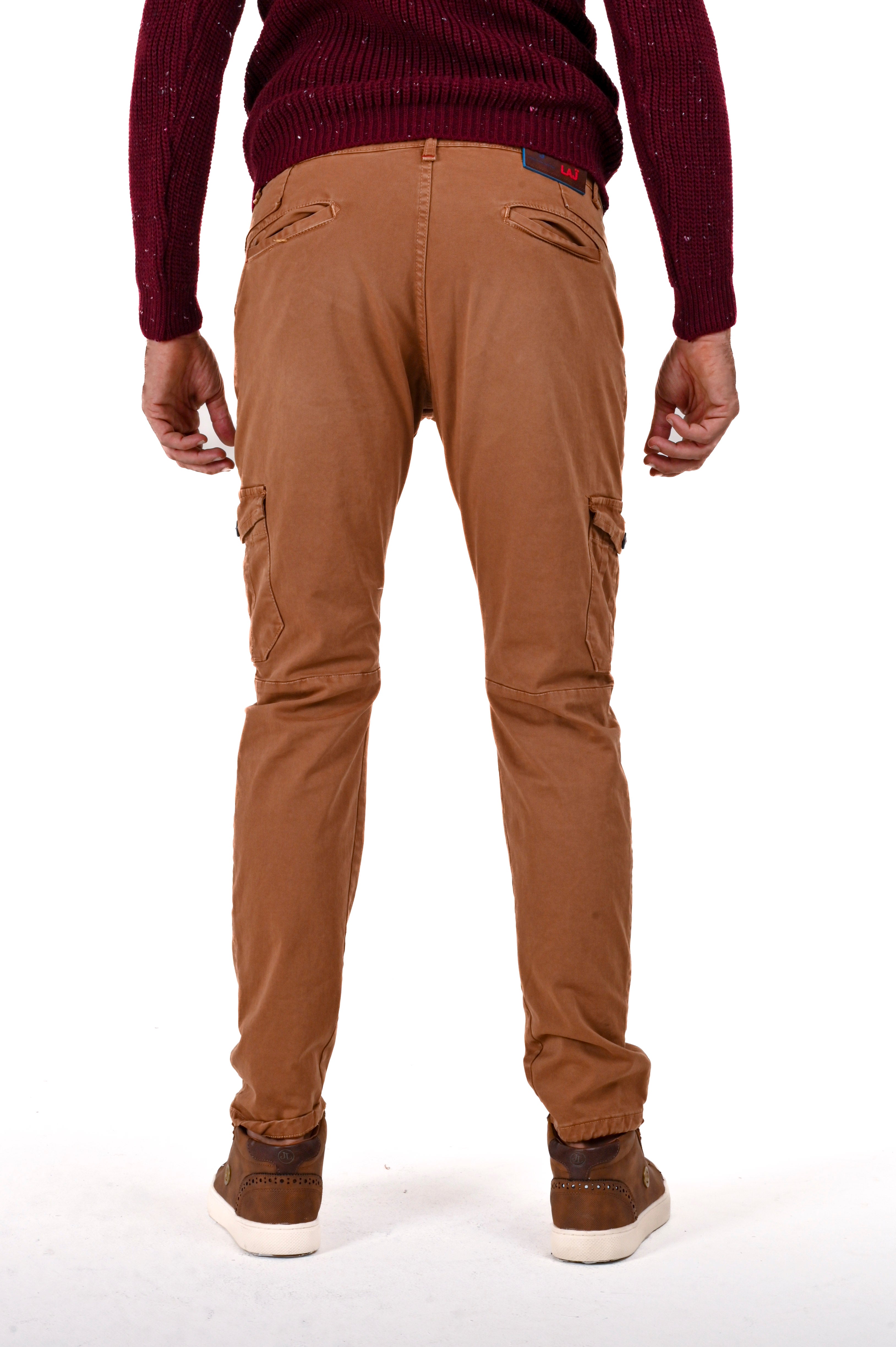 Pantaloni in cotone slim Cezanne biscotto FW24/25