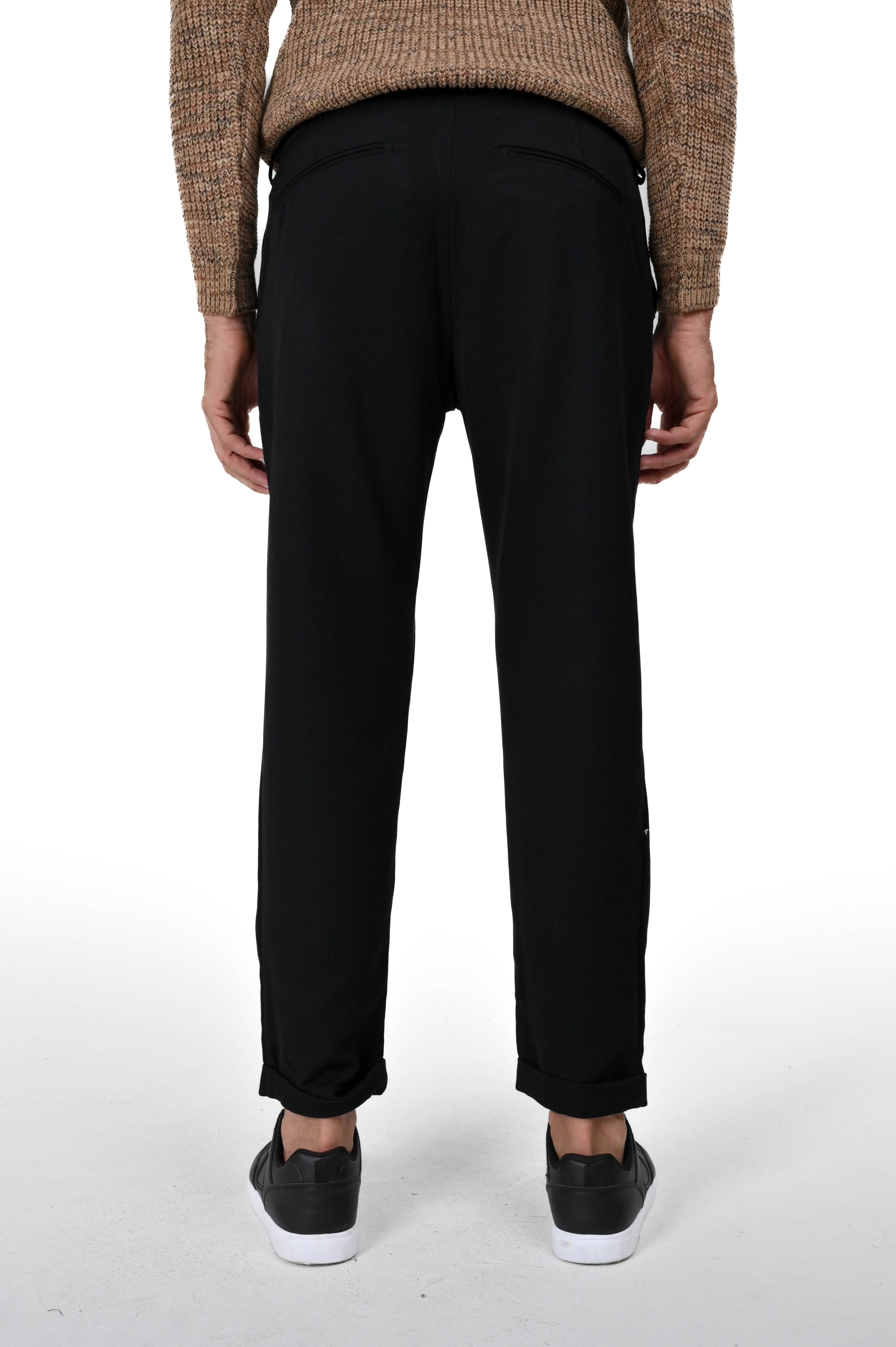 Classic slim Racket Wool trousers black FW24/25