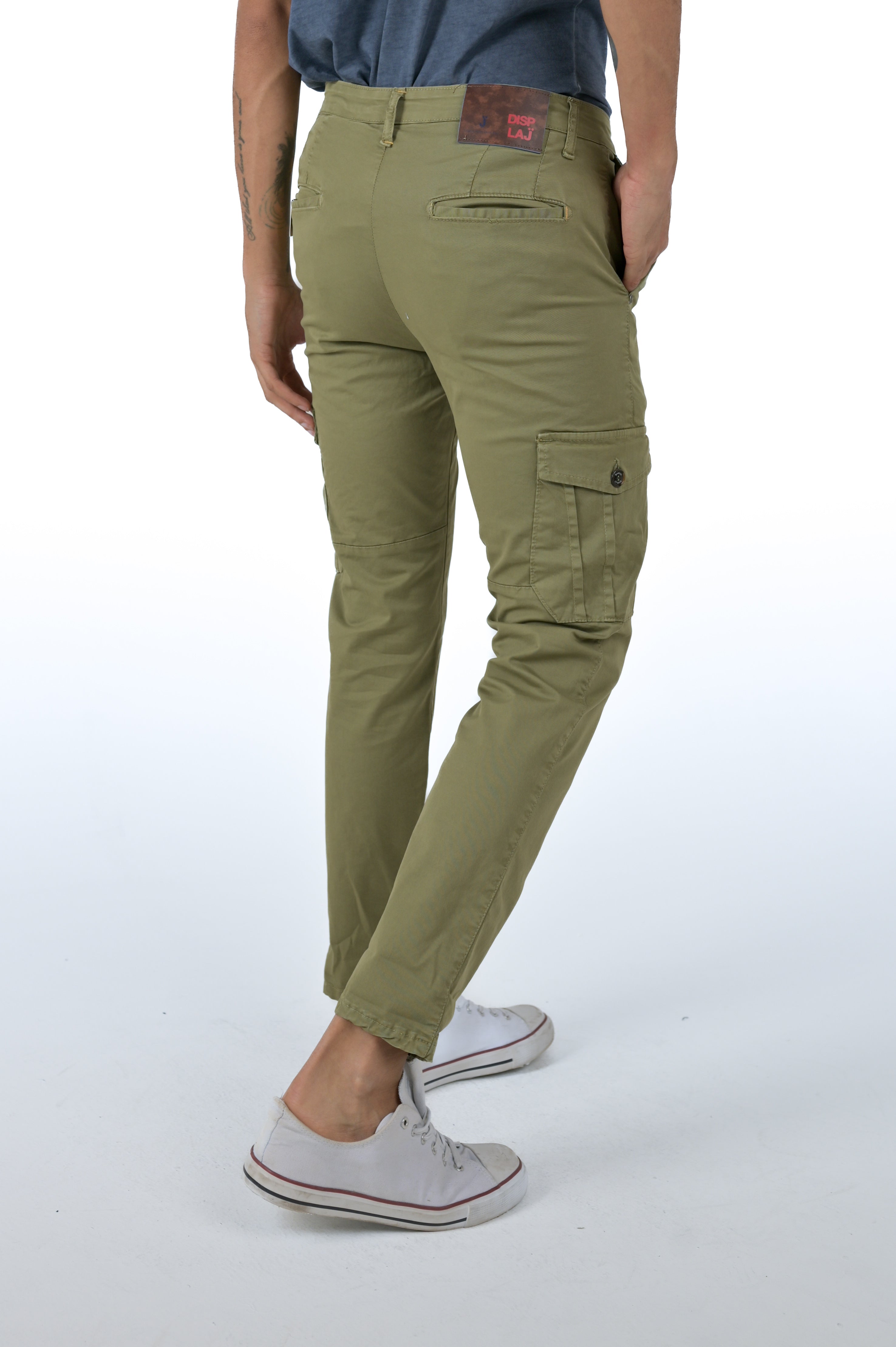 Slim Sonic Pocket Green Pants SS24