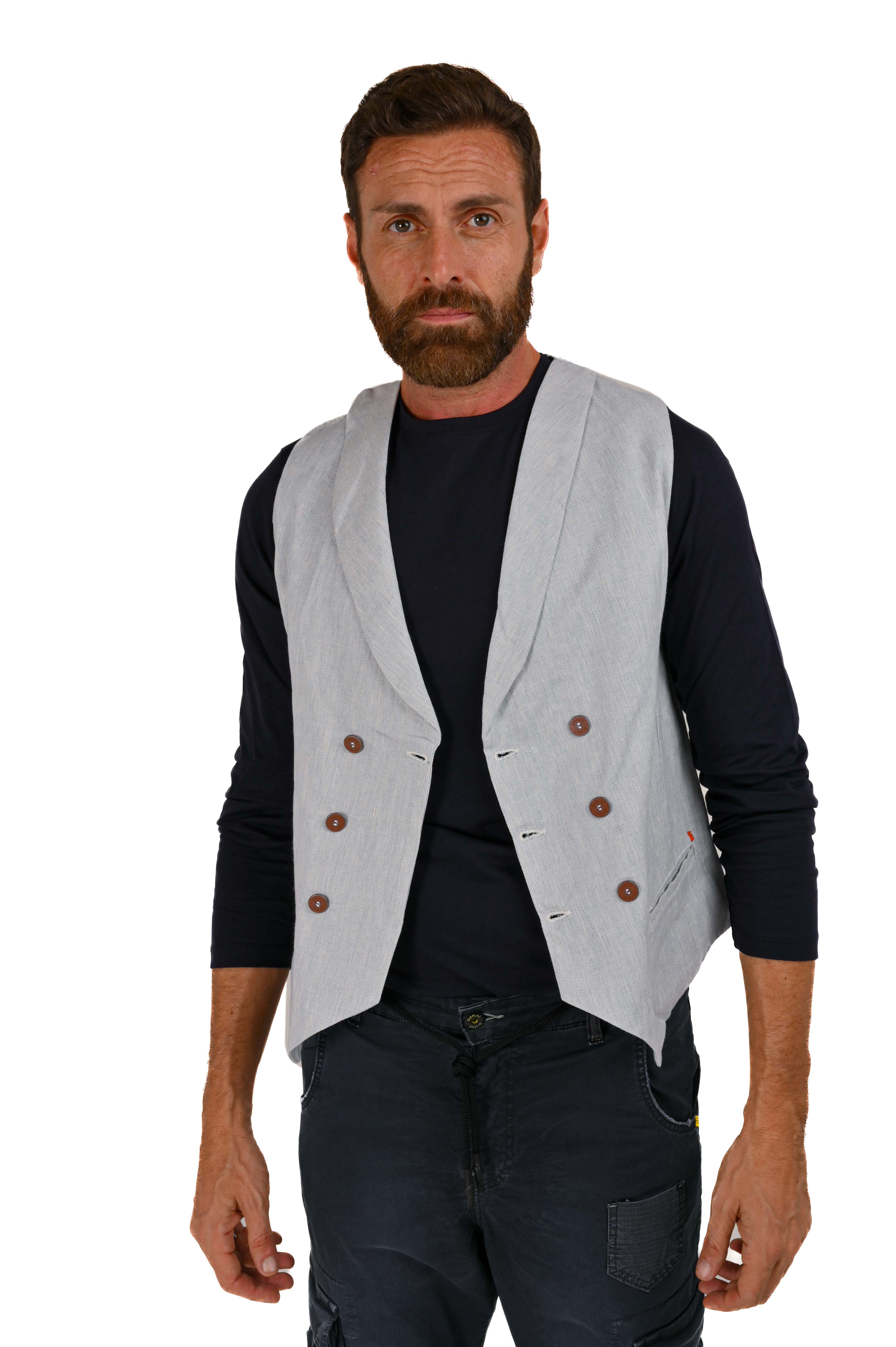 Gilet in cotone regular Raz Genova 20 SS22