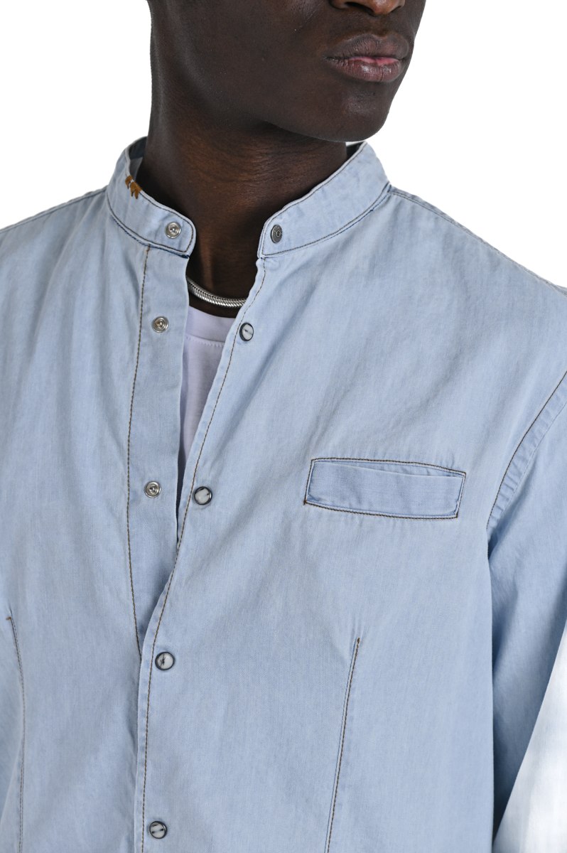 Camicia in denim regular Leo ST Blitz SS24