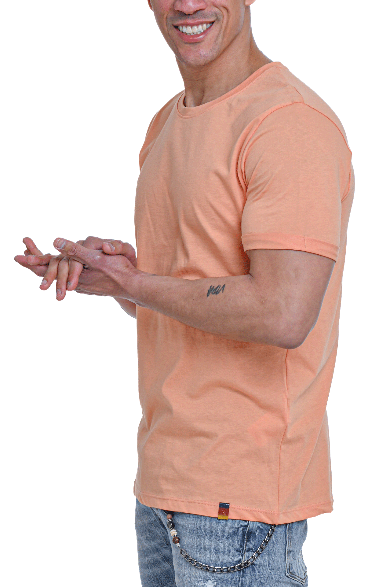 Regular T-Shirt DPE 2401 Orange Jersey SS24