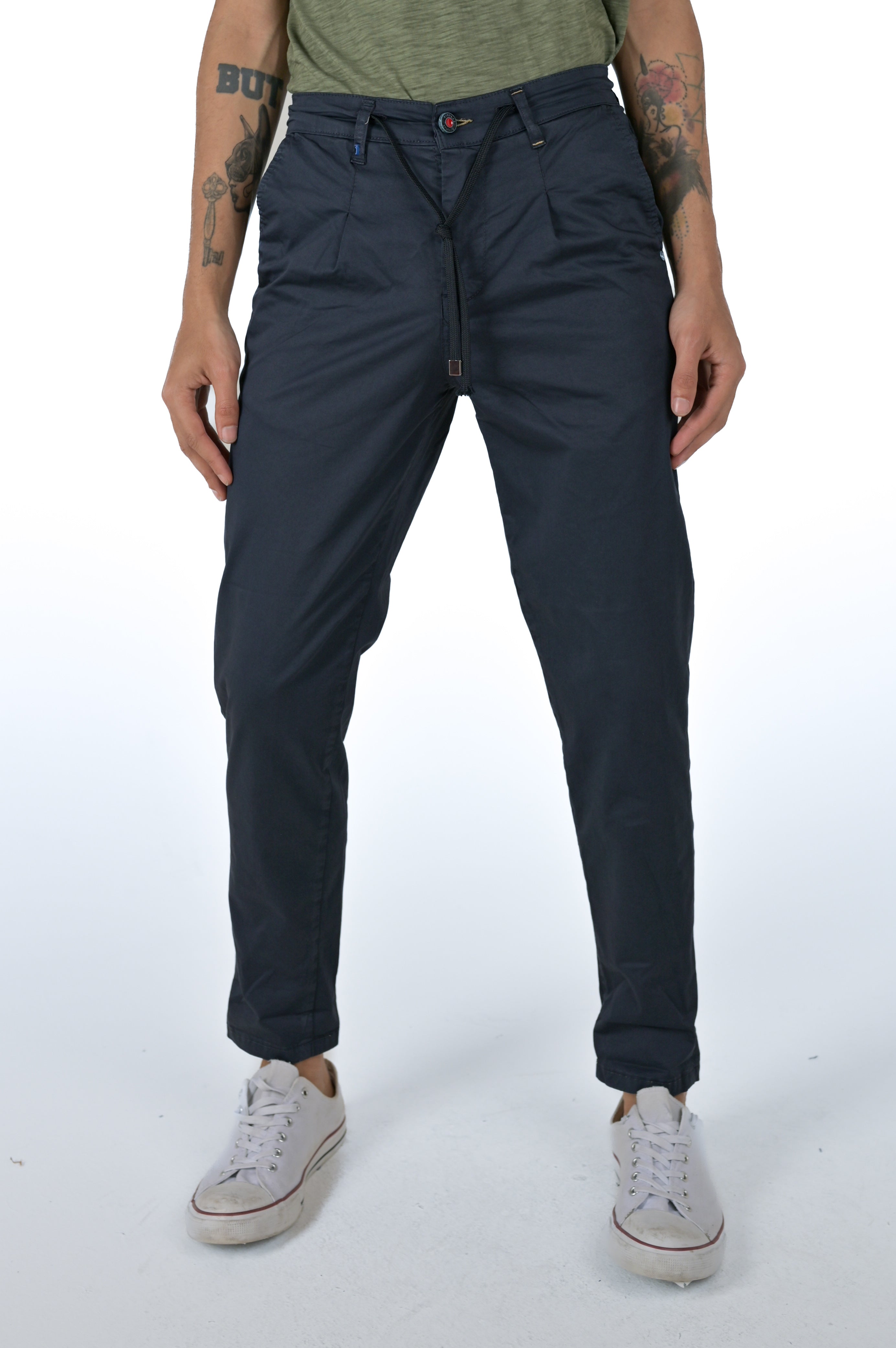 Regular Pants Different Satin Blue SS24