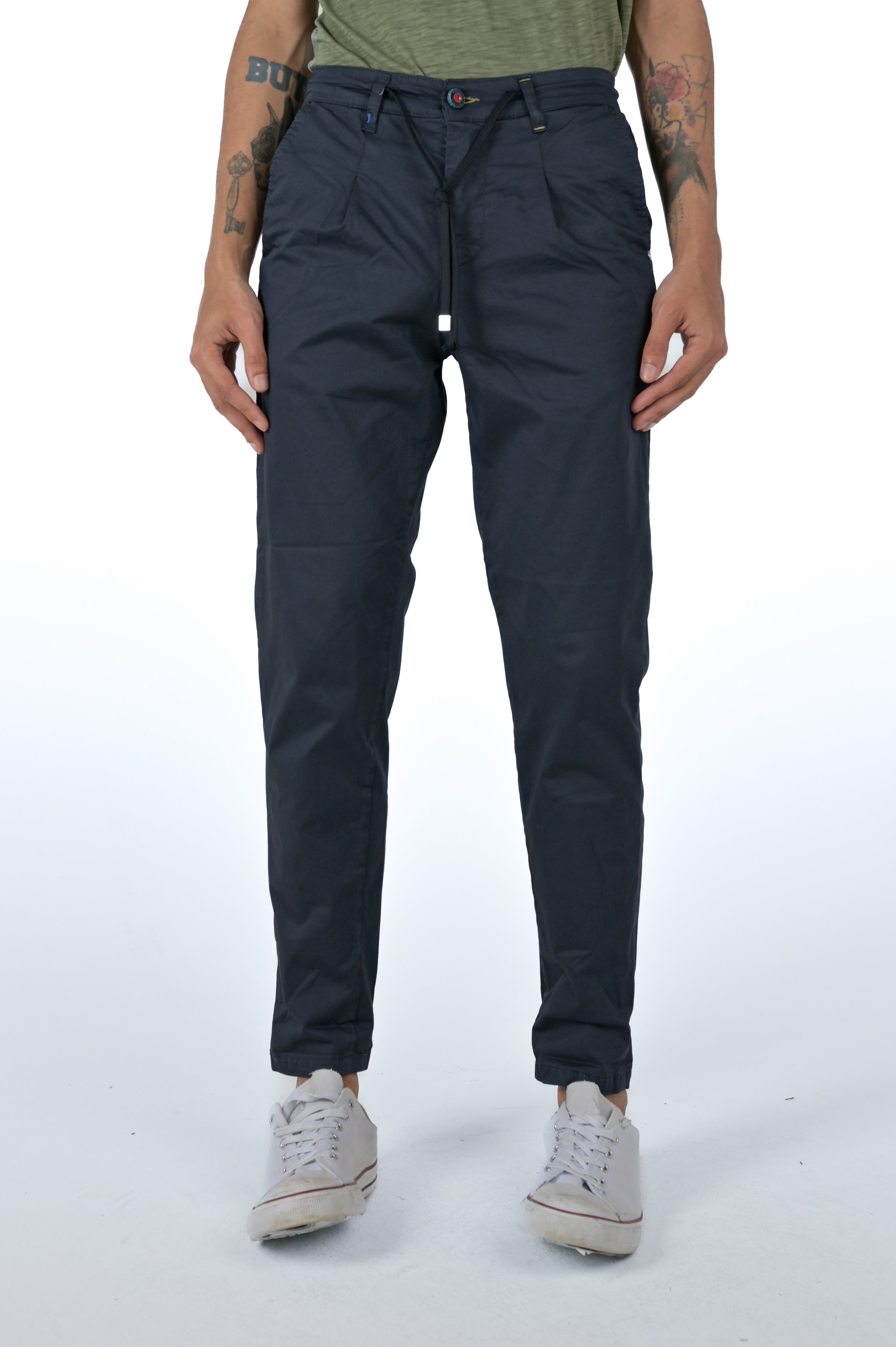 Regular Pants Different Satin Blue SS24