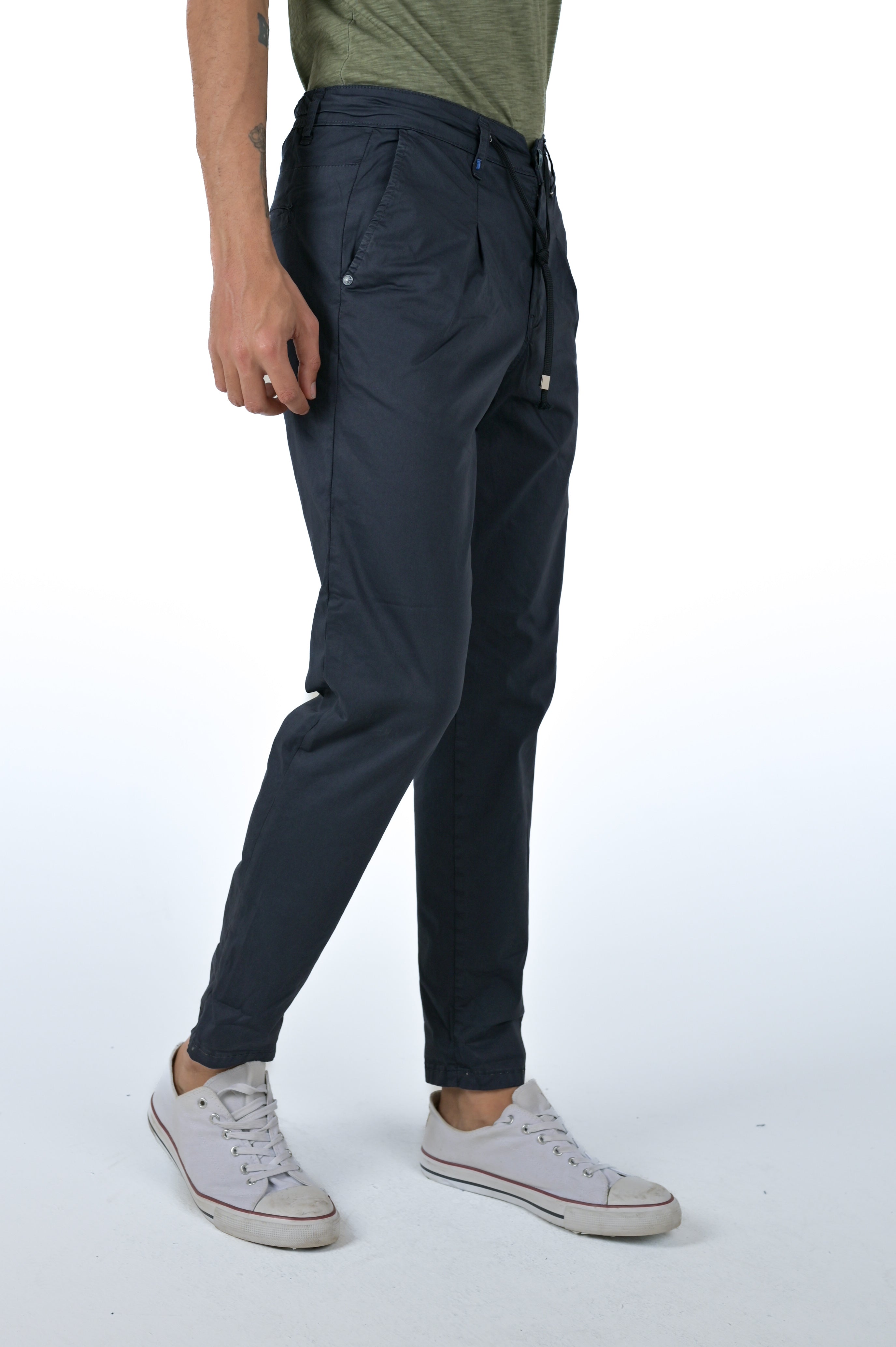 Regular Pants Different Satin Blue SS24