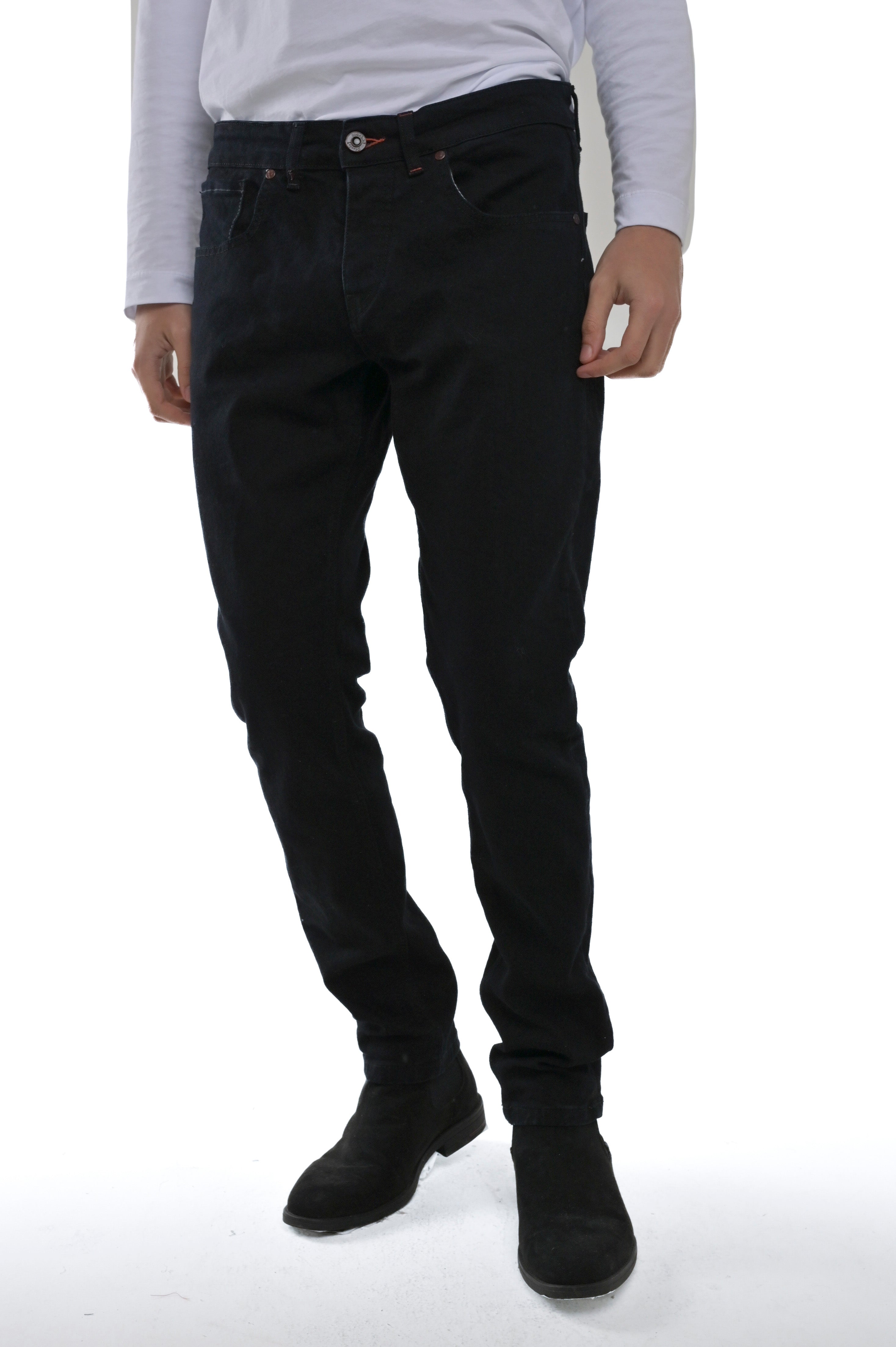 Pantaloni in cotone slim Rally AI19 nero FW24/25