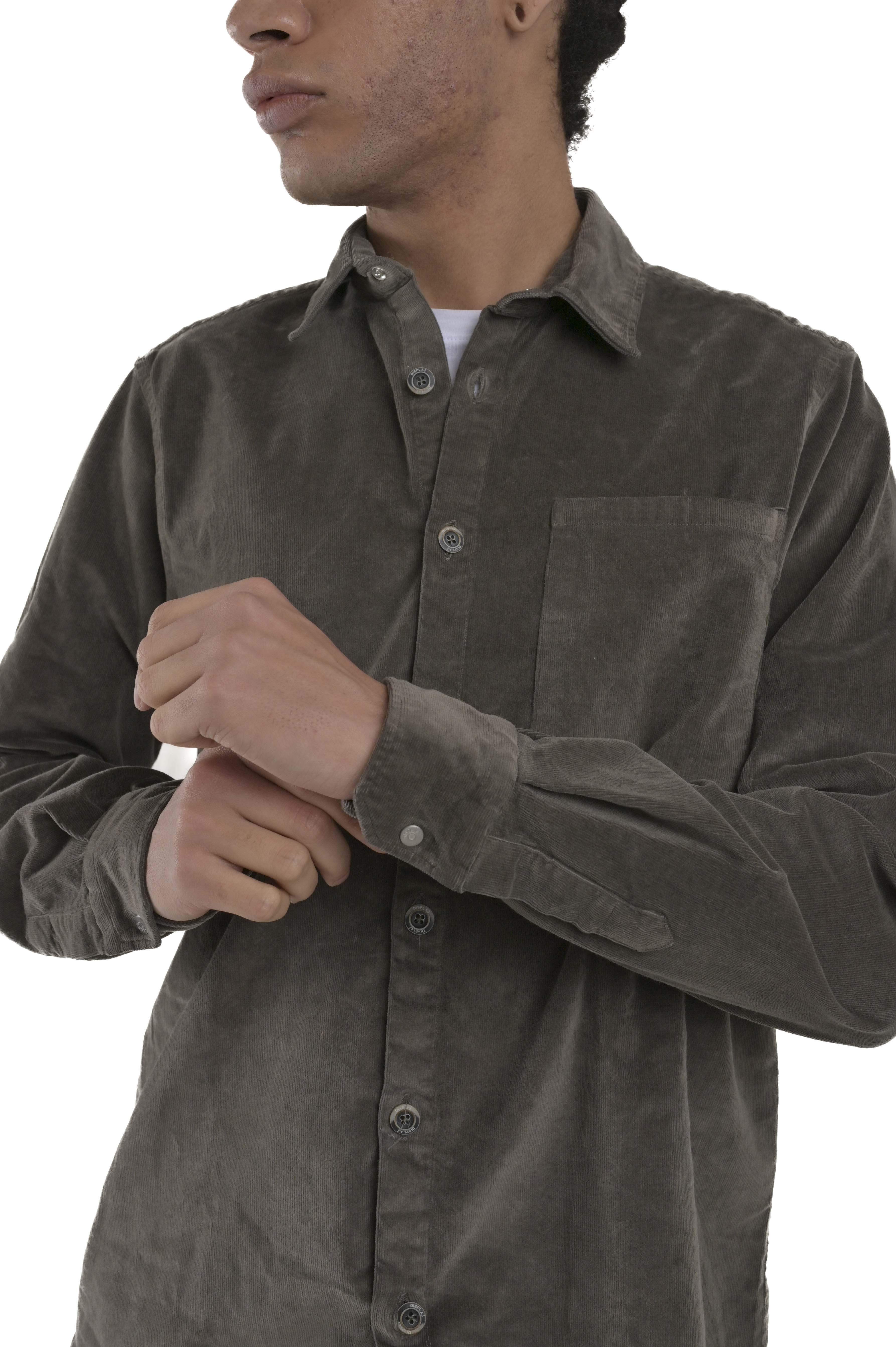 Velvet grey velvet shirt FW24/25