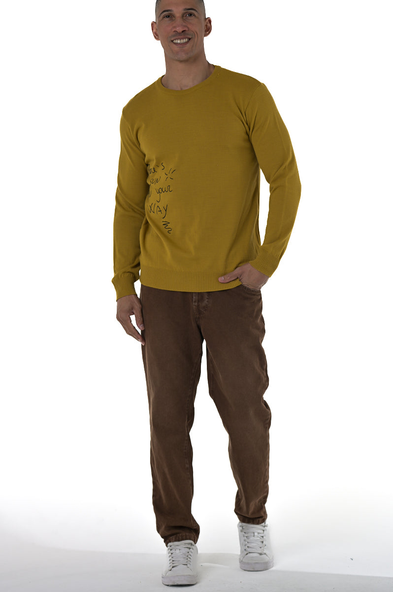 Maglione con ricamo regular DM 2404 FW23/24