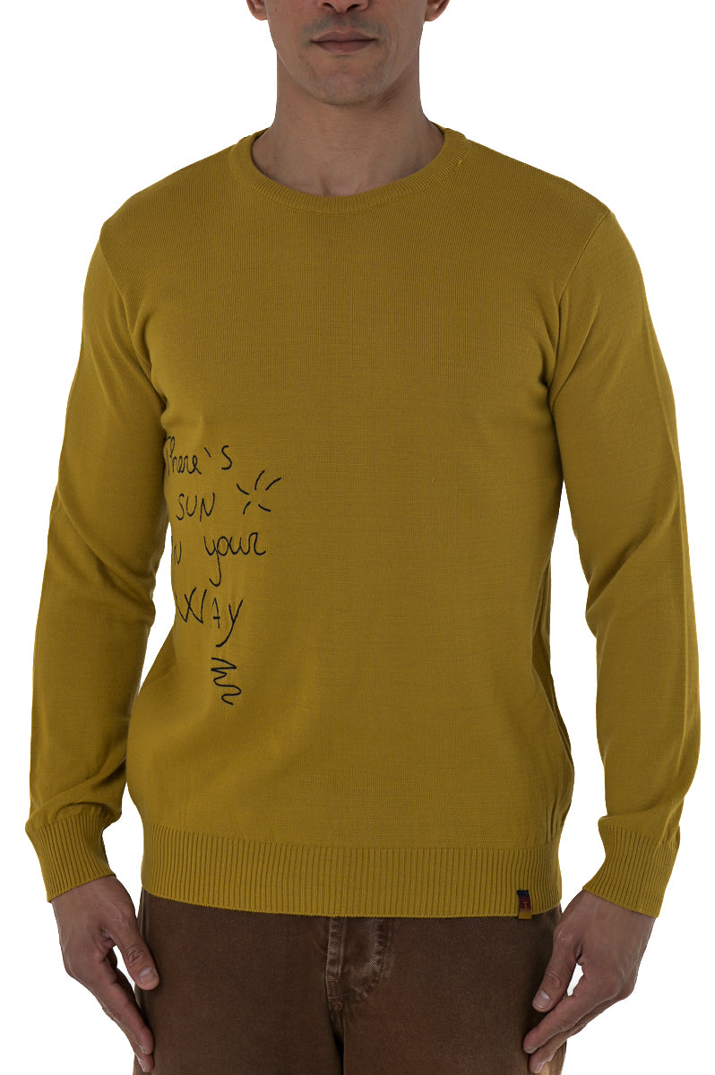 Maglione con ricamo regular DM 2404 FW23/24