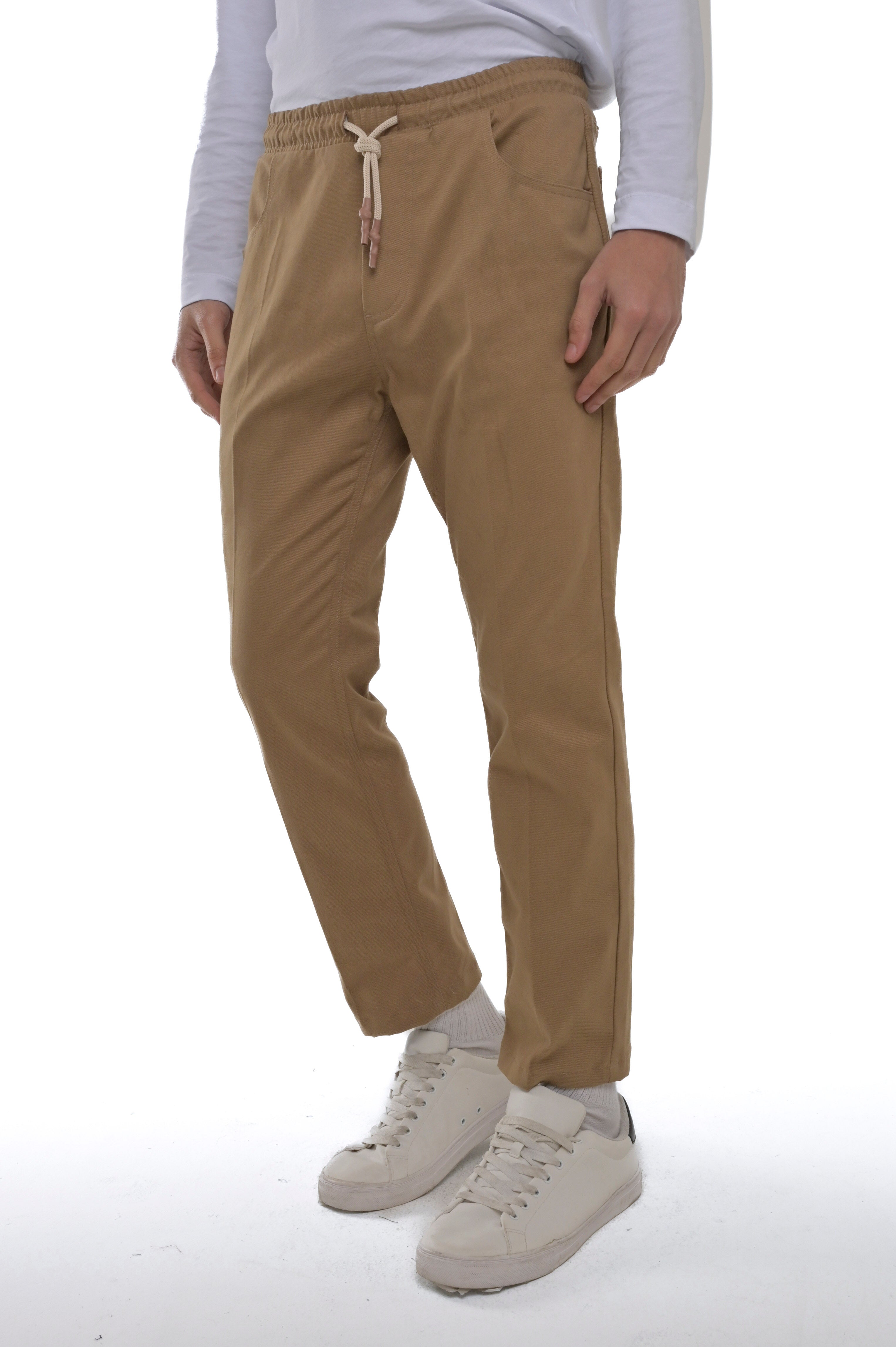 Pantaloni classici tapered Spring cammello FW24/25