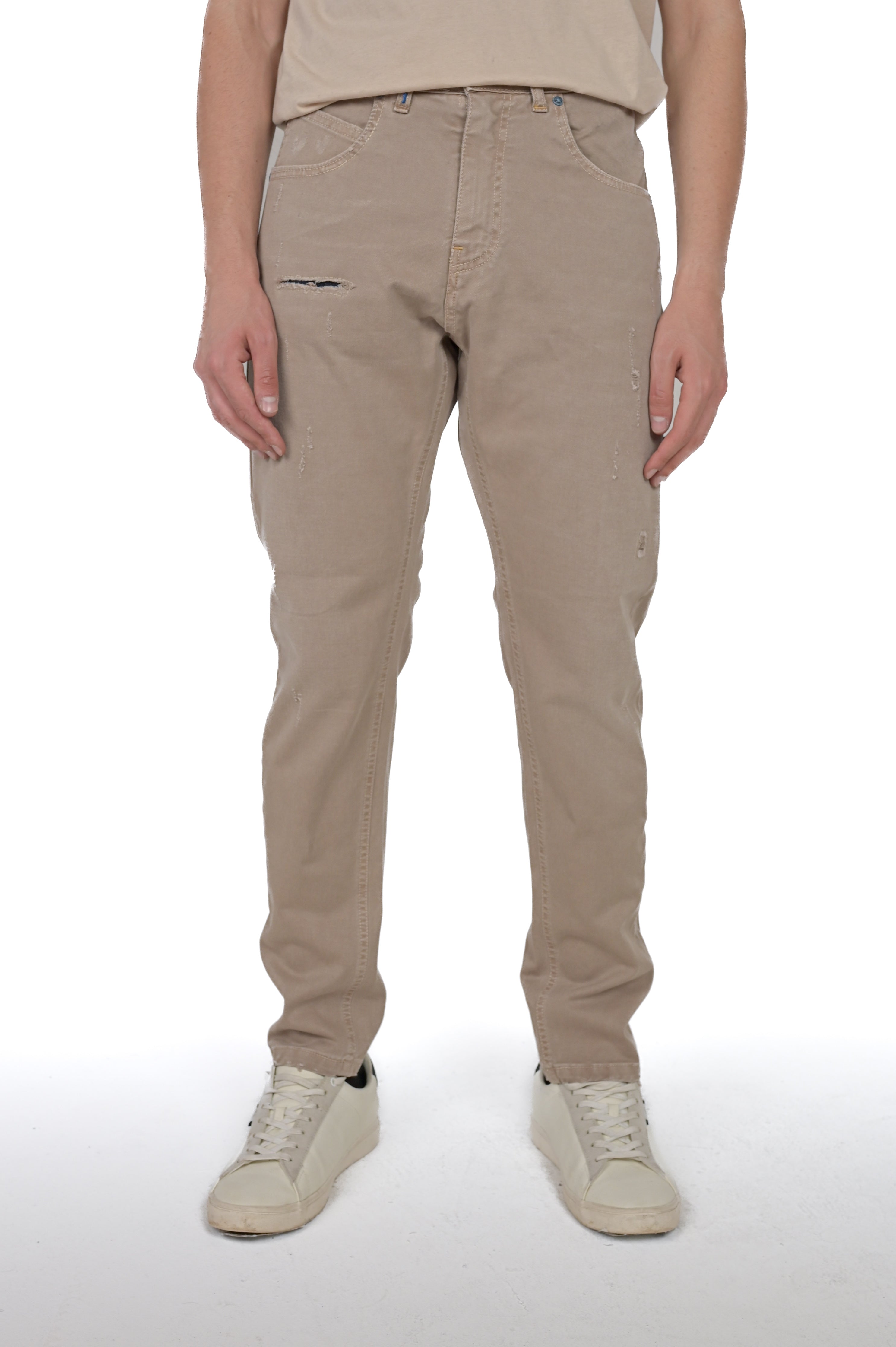 Kong M1 Camel Regular Cotton Trousers FW24/25