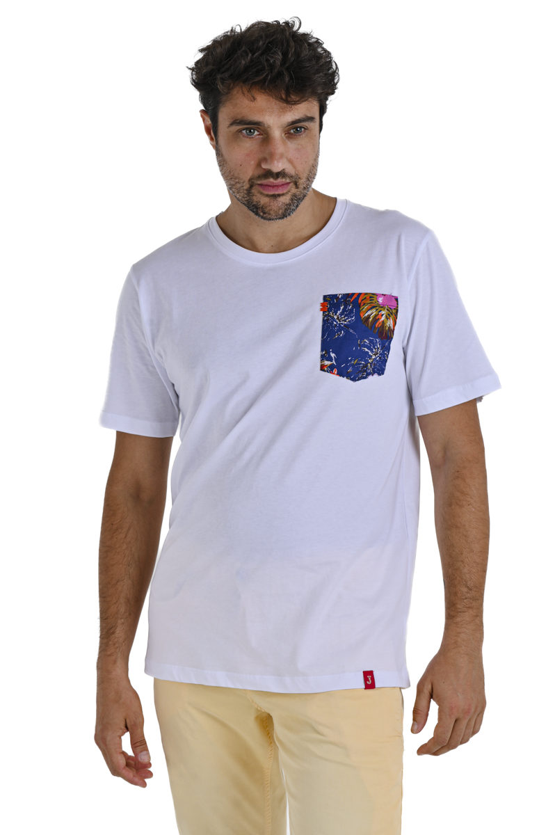 T-Shirt regular DPE 2410 Bianco SS24