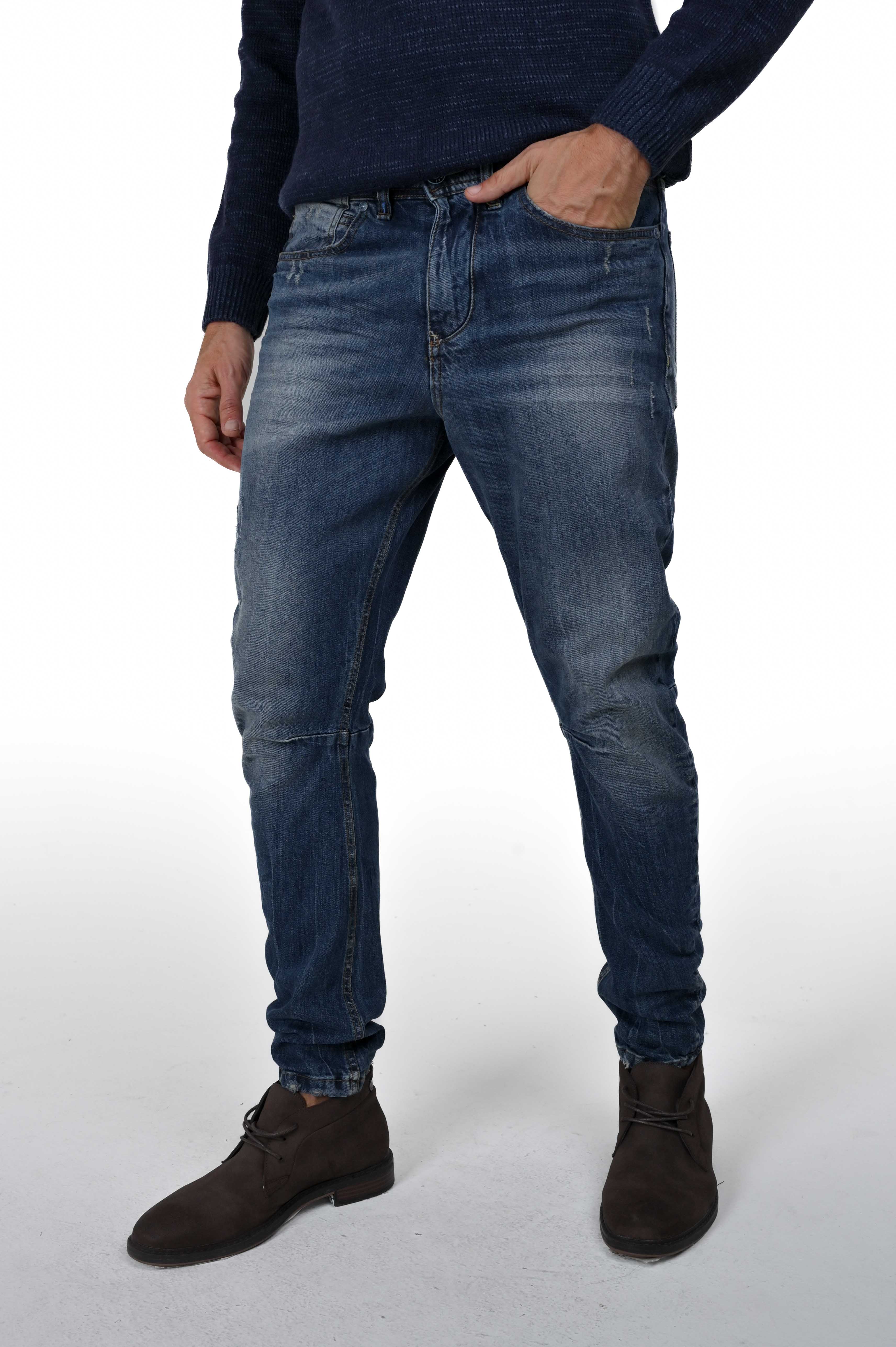 Jeans sales uomo tapered