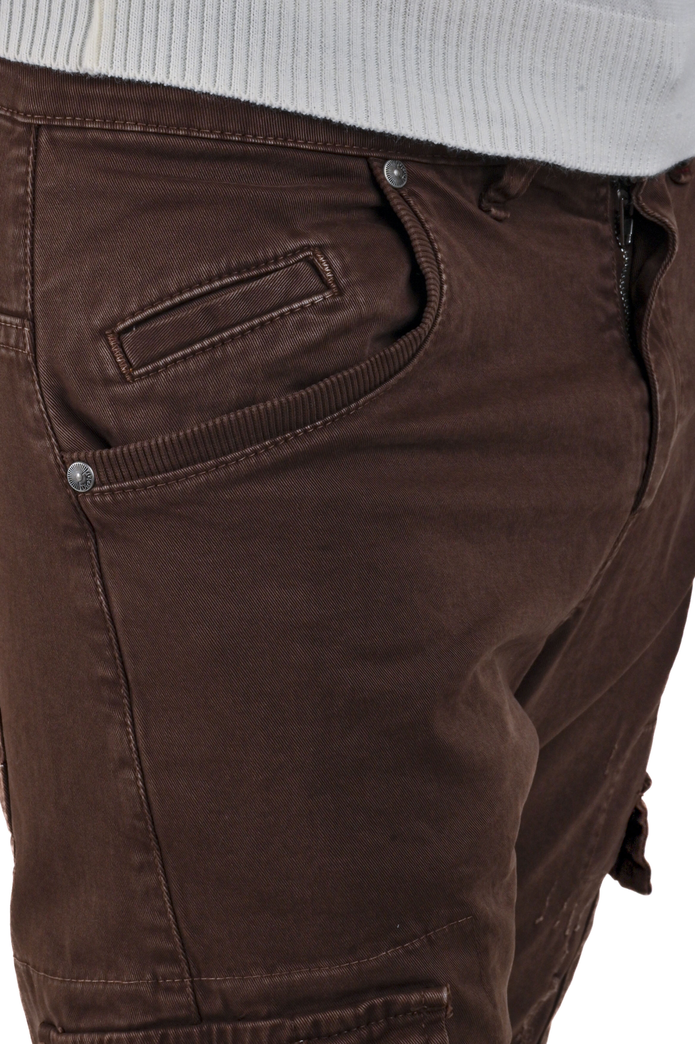 Pantaloni in cotone tapered New Evolution moro FW24/25