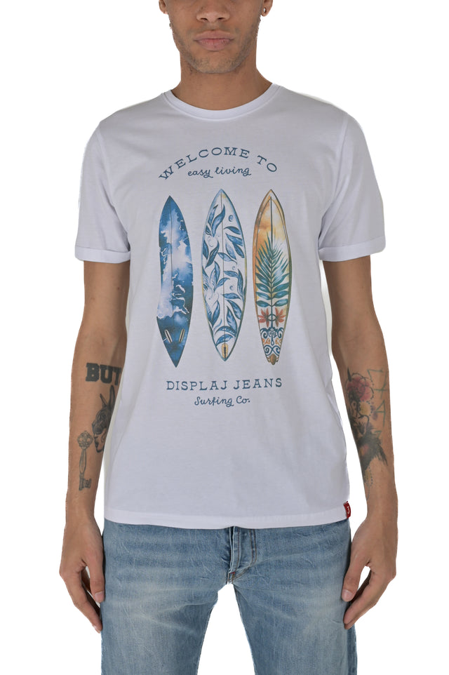 T-Shirt regular Surf Bianco SS24