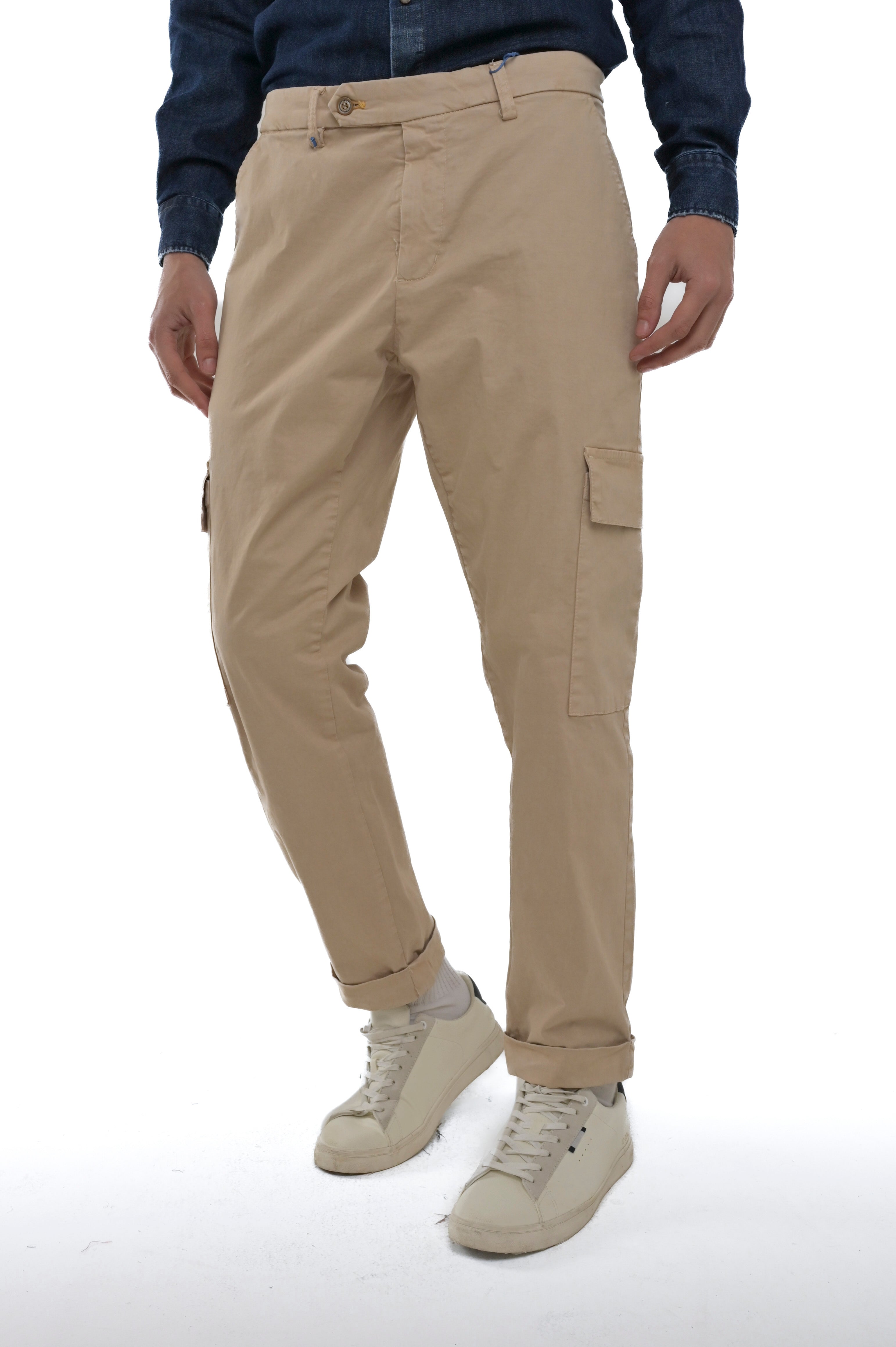 Pantaloni classici regular Ace Raso beige FW24/25