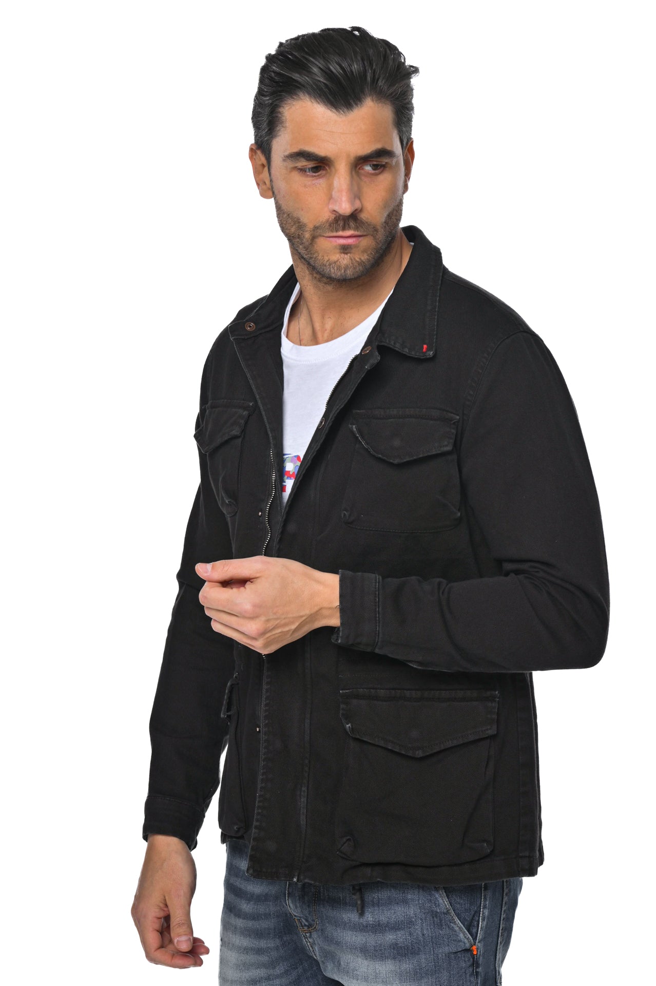 Maxim regular jacket Black SS24