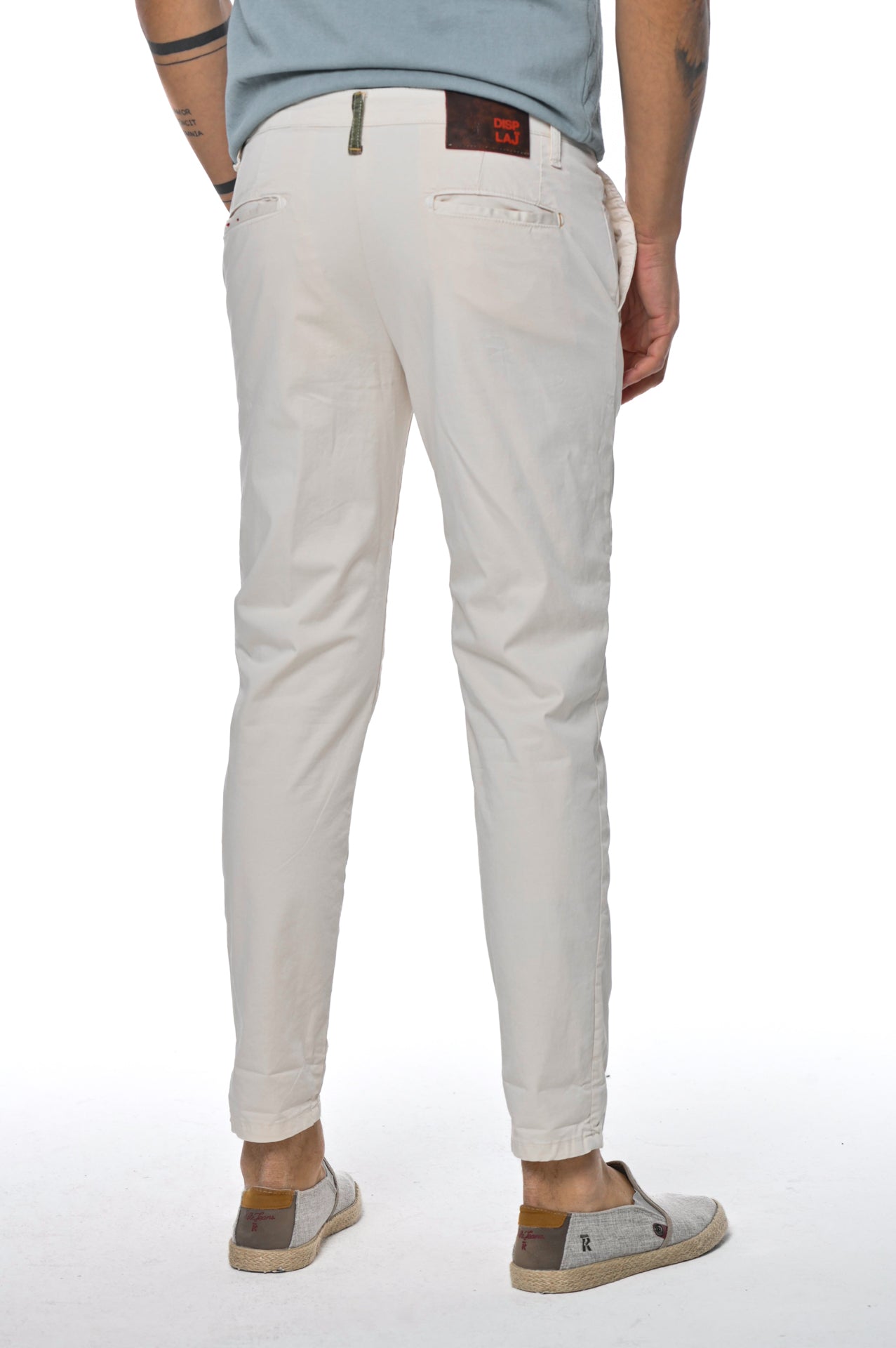 Slim Cotton Trousers Sonic Raso SS23