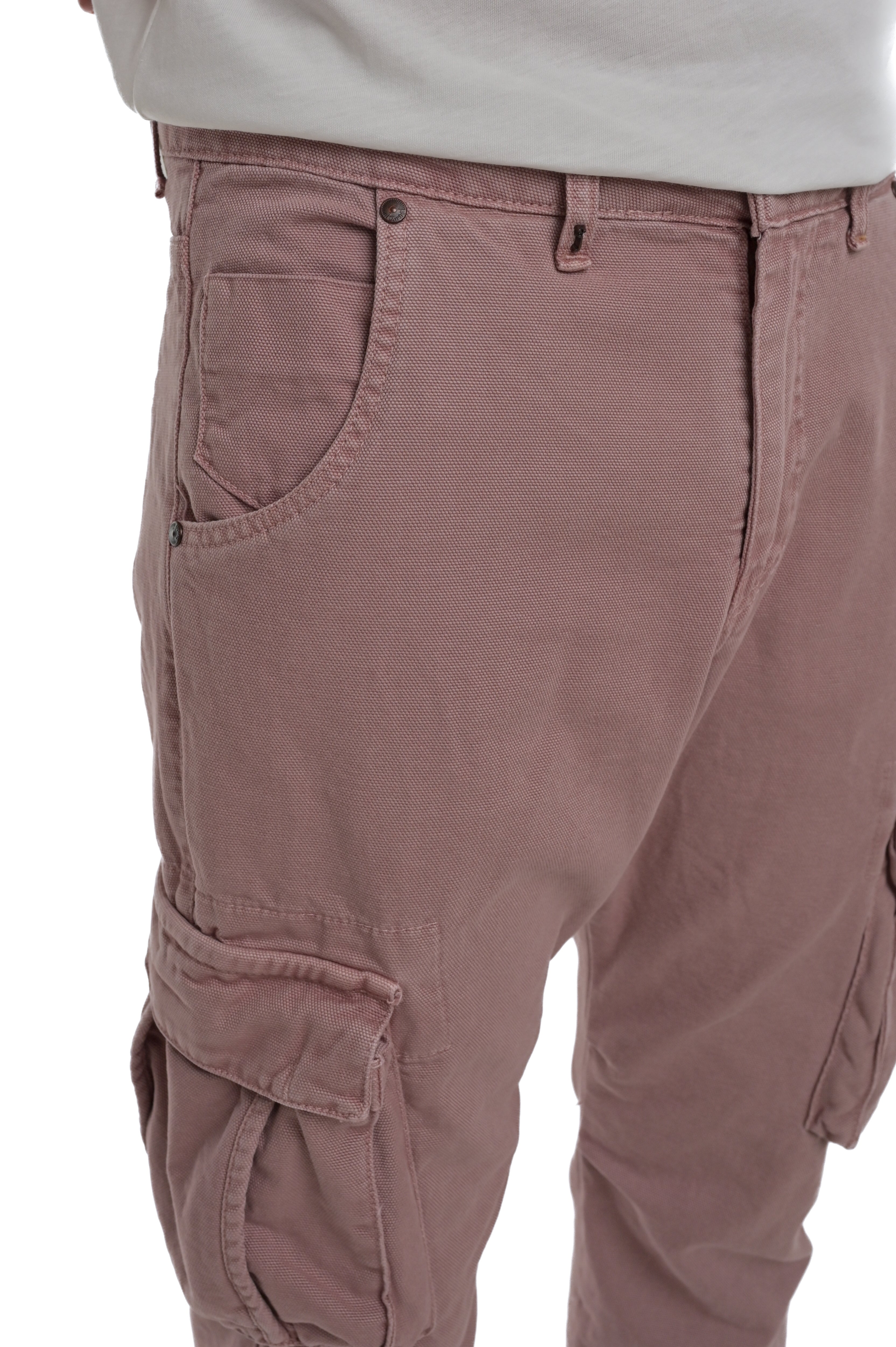 Pantaloni in cotone regular Marktas India rosa SS25