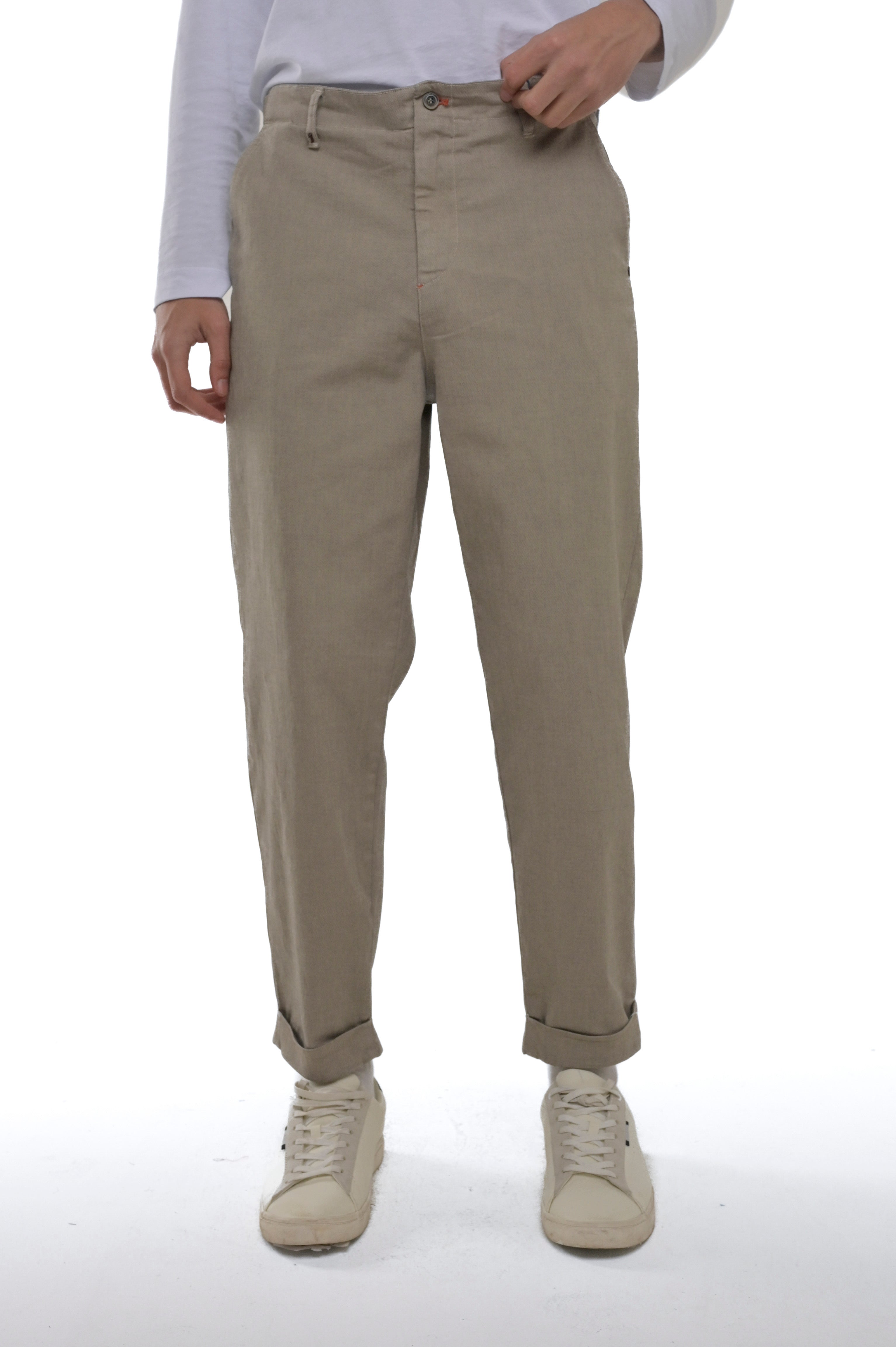 Pantaloni classici loose Ball Luna beige FW24/25