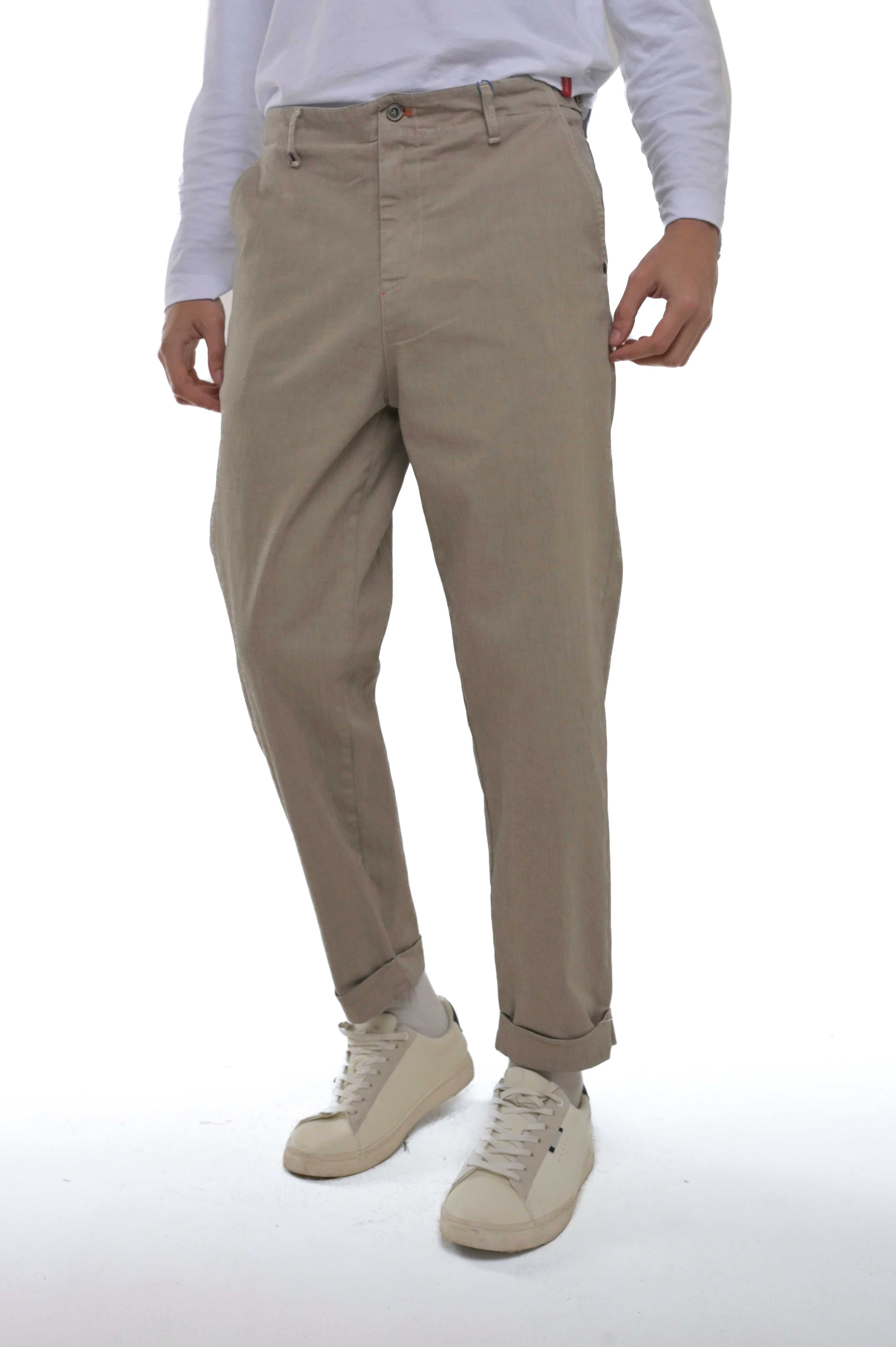 Pantaloni classici loose Ball Luna beige FW24/25