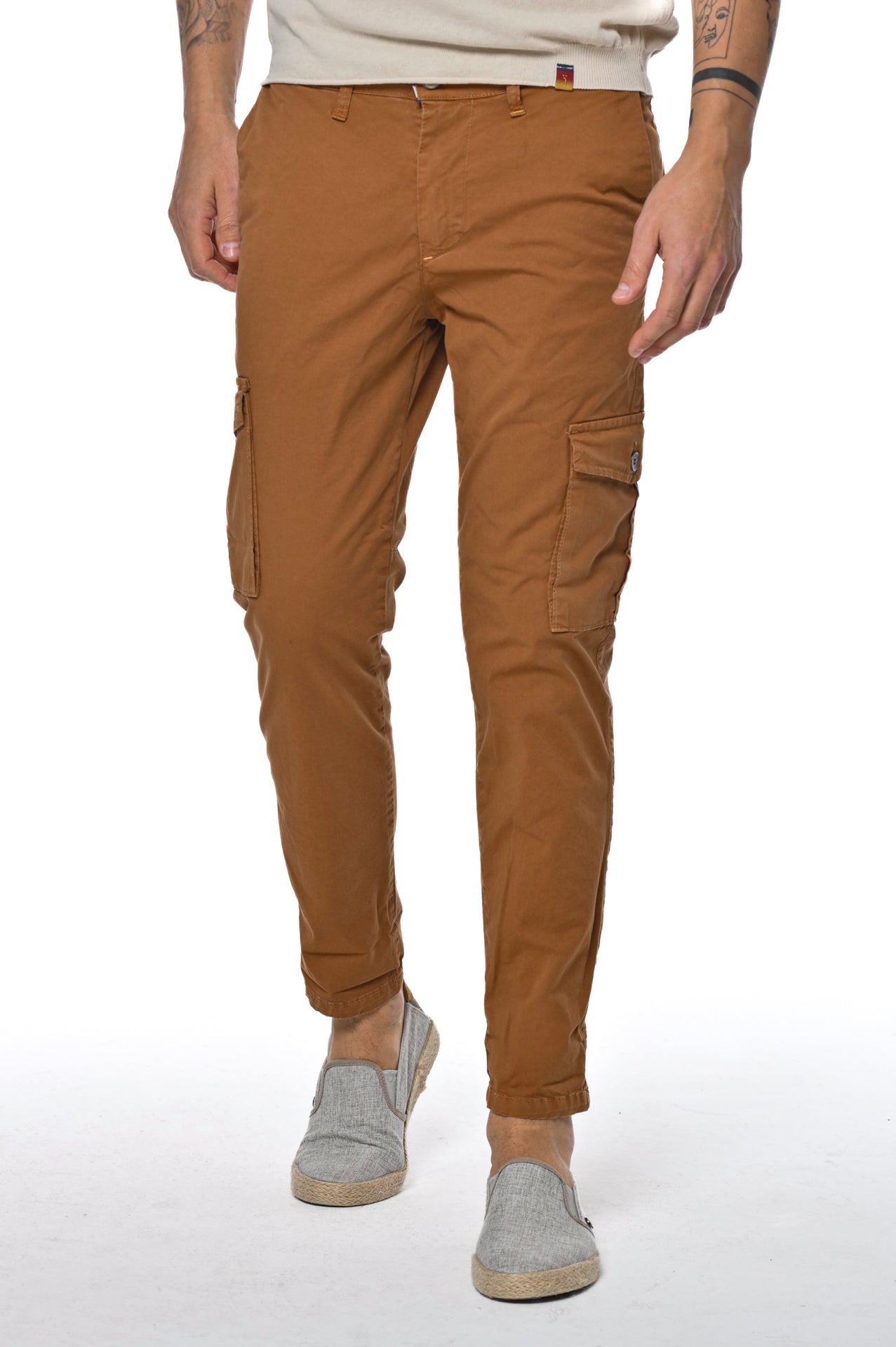 Pantaloni in cotone slim Sonic Tascone SS23