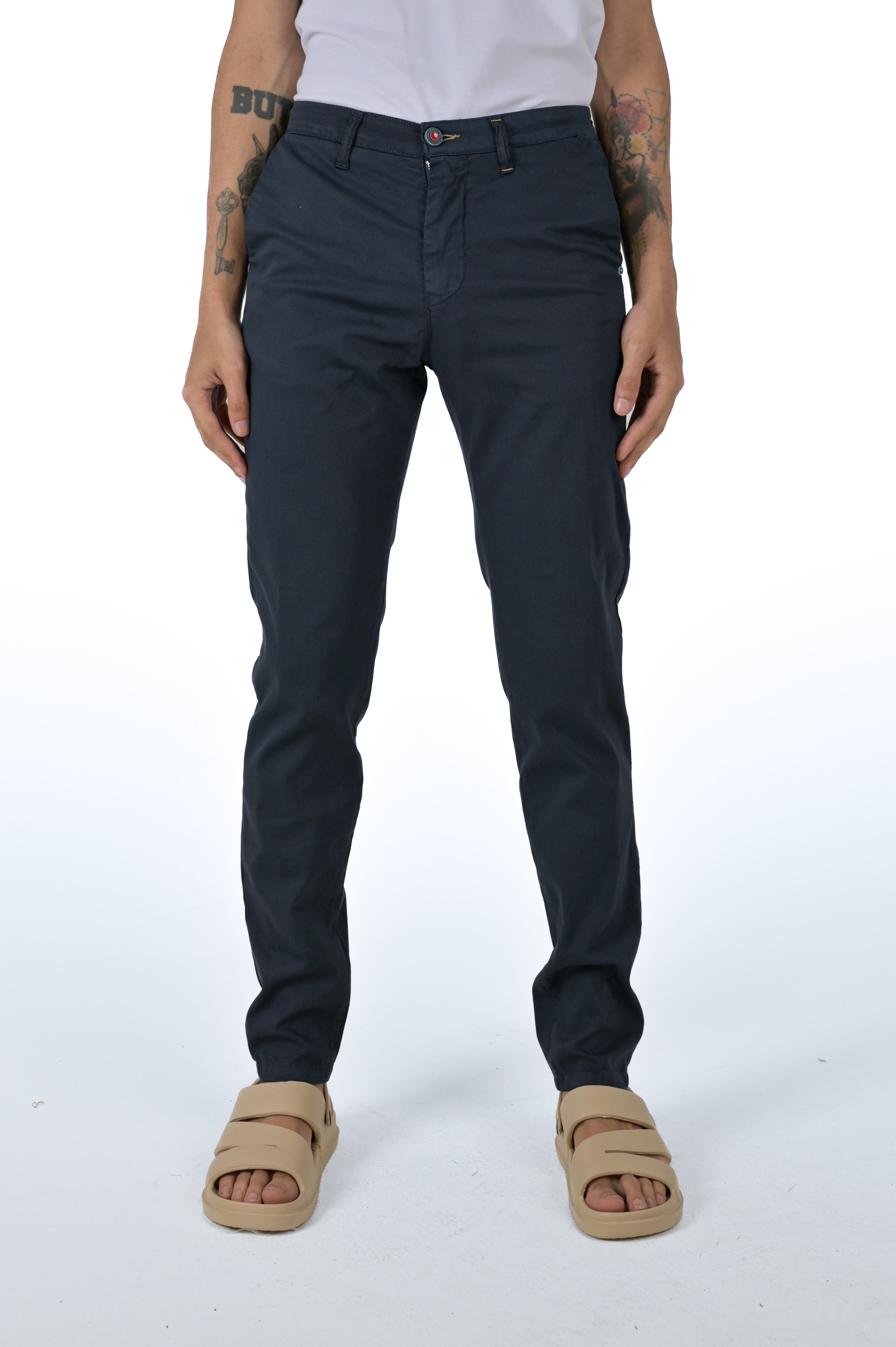 Pantaloni slim Sonic Maldive Blu SS24