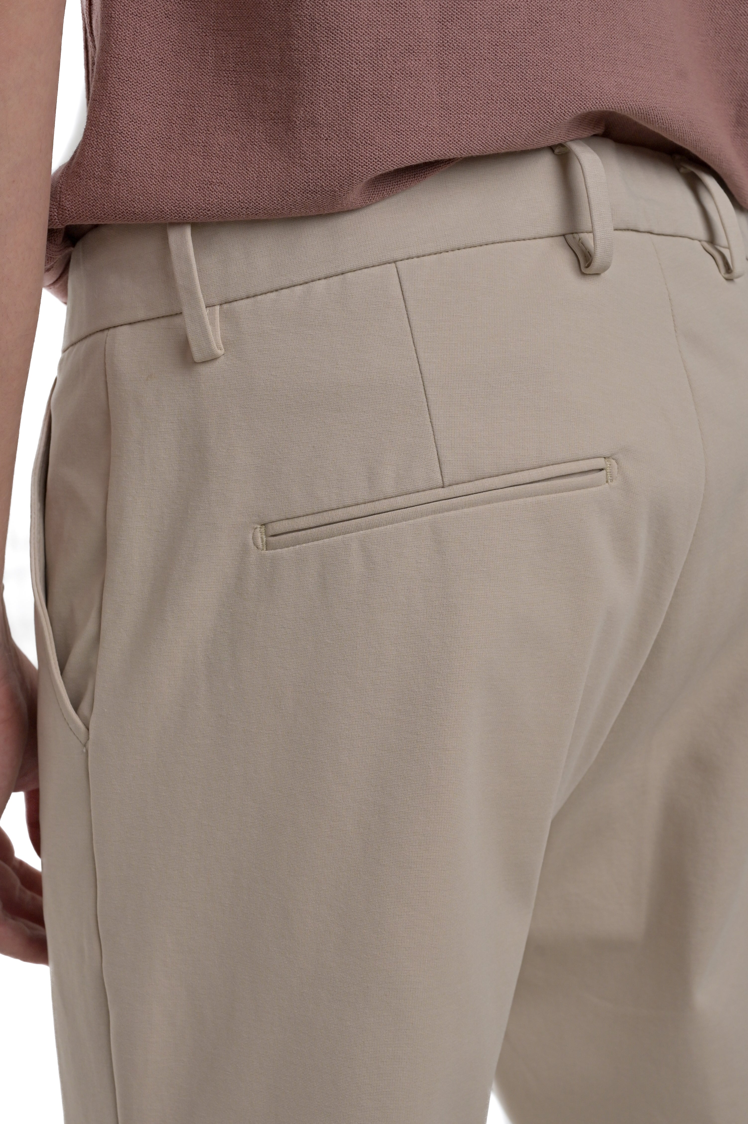 Pantaloni Classici slim Racket GDT beige SS25