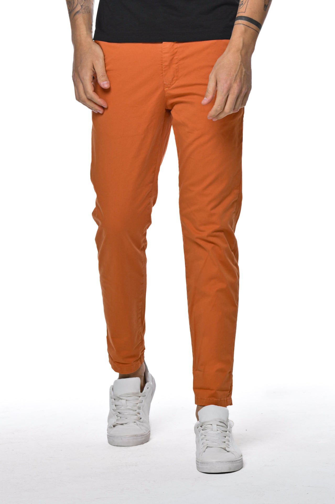 Slim Cotton Trousers Sonic Raso SS23