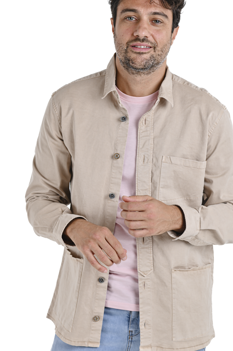 Regular Sun Beige Shirt SS24